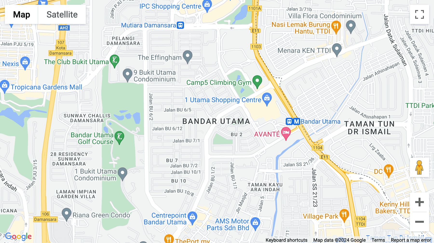 Click for interative map of 1 First Avenue, 2A, Dataran Bandar Utama, Petaling Jaya