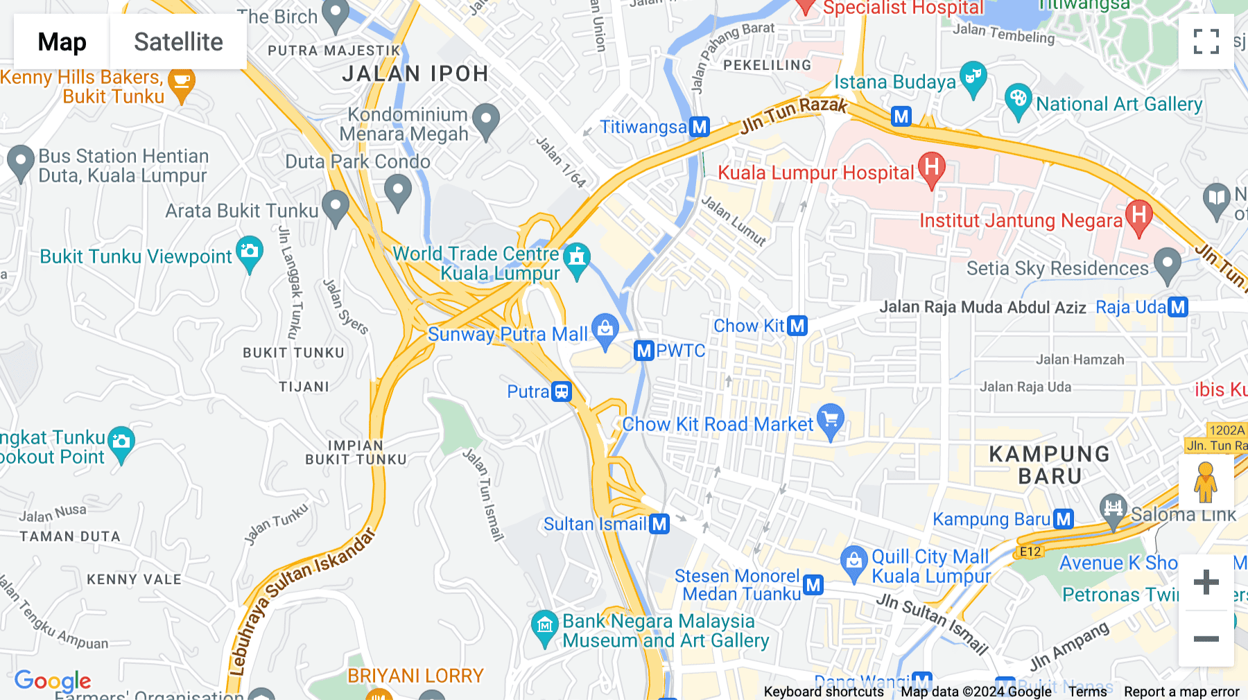Click for interative map of Sunway Putra Mall, 100, Jalan Putra, Level 4, Kuala Lumpur