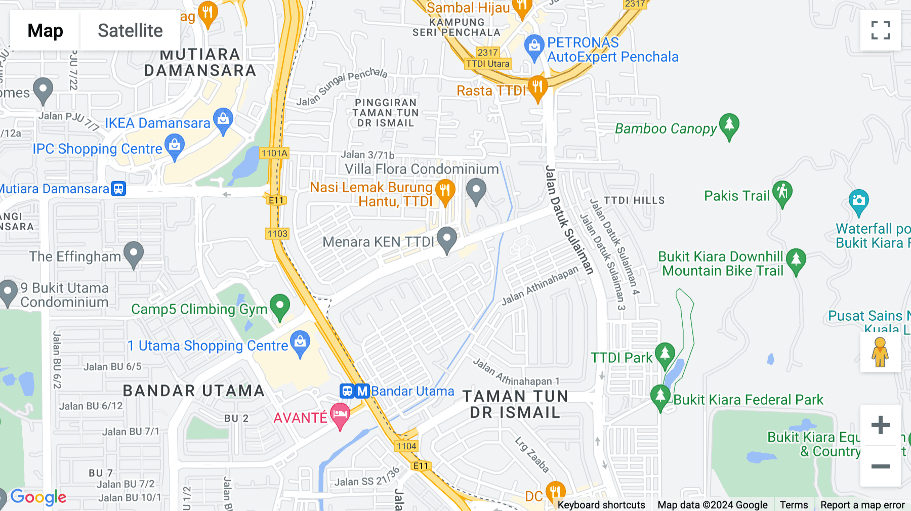 Click for interative map of Level 11, Menara Ken, 37, Jalan Burhanuddin Helmi, Taman Tun Dr Ismail, Kuala Lumpur