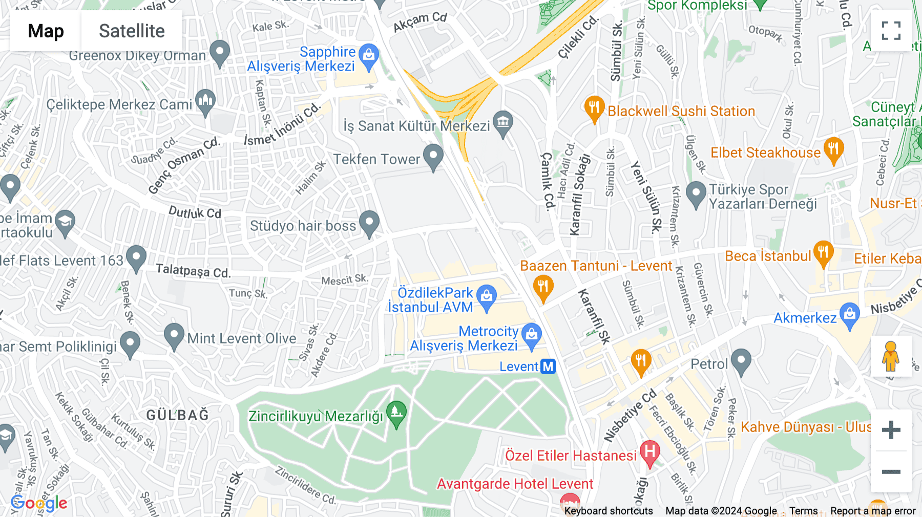 Click for interative map of Pol Center, Esentepe, Ecza Sokağı No: 4/42, Istanbul