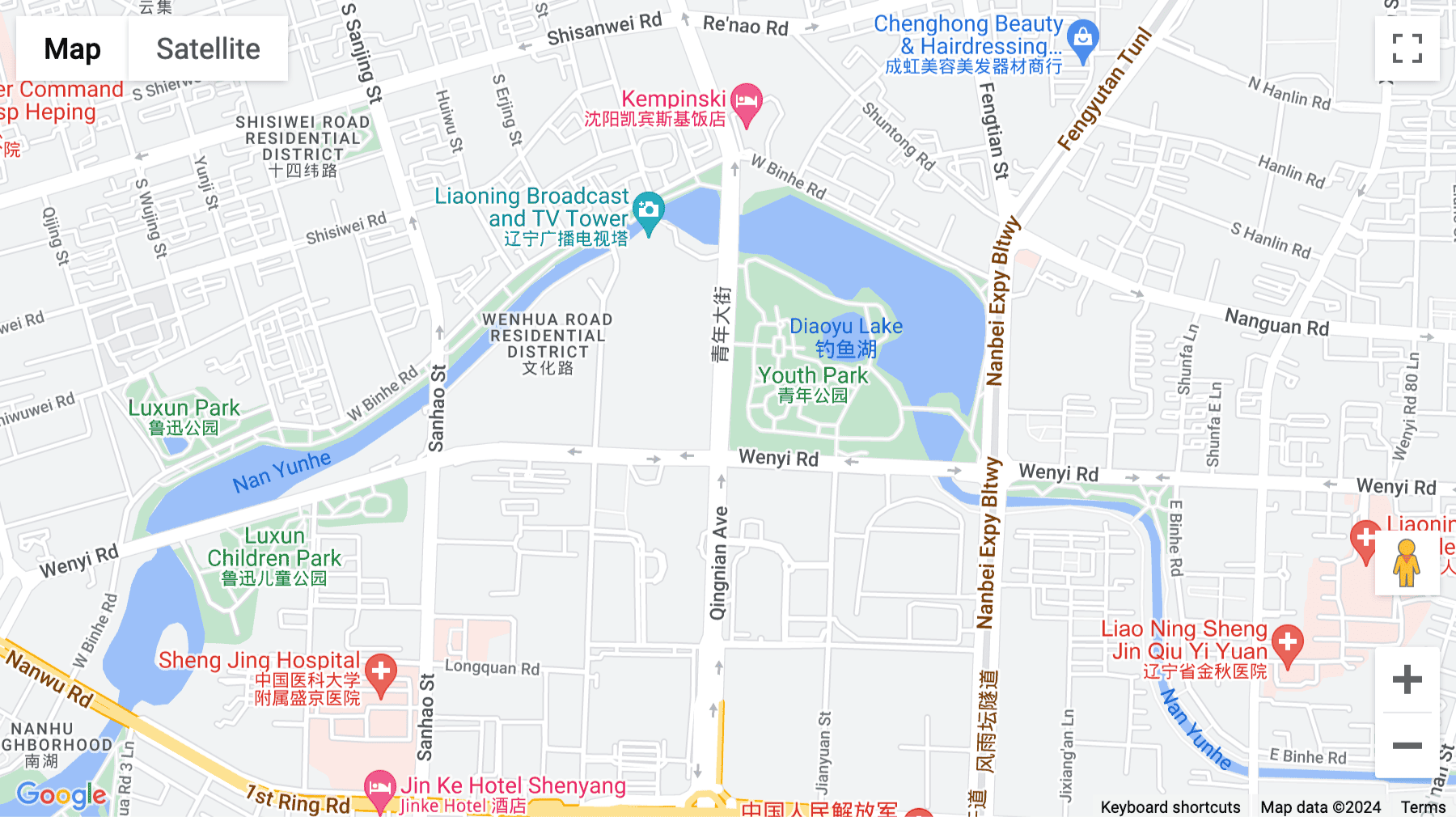 Click for interative map of 167 Qingnian Street, 27th Floor, Shenhe District, Shenyang