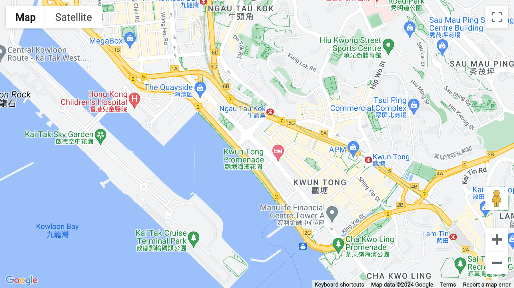 Click for interative map of 118 Wai Yip Street, Kowloon, Hong Kong