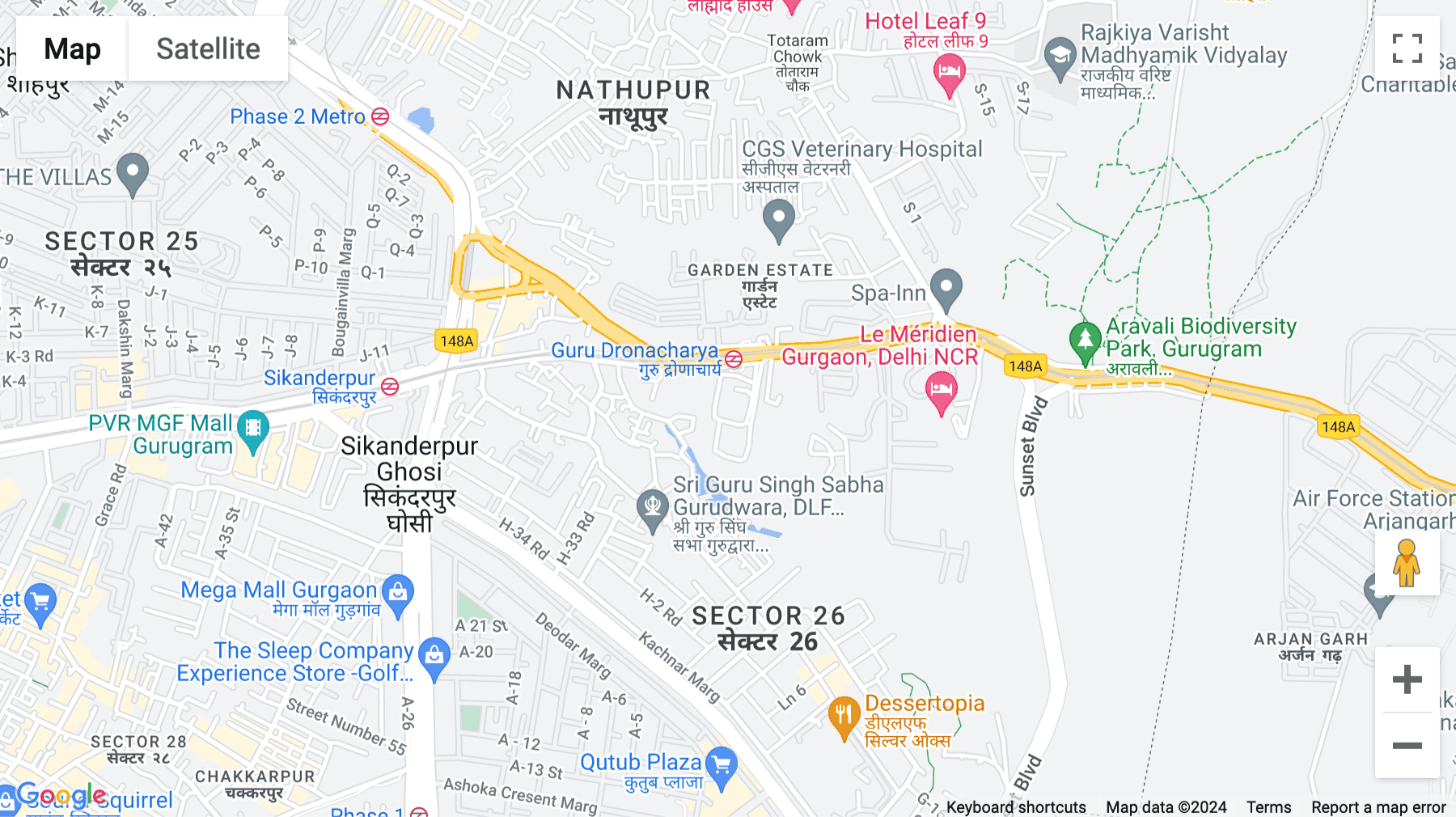 Click for interative map of Mehrauli-Gurgaon Road, 2nd Floor, Tower A, Global Business Park, Gurugram