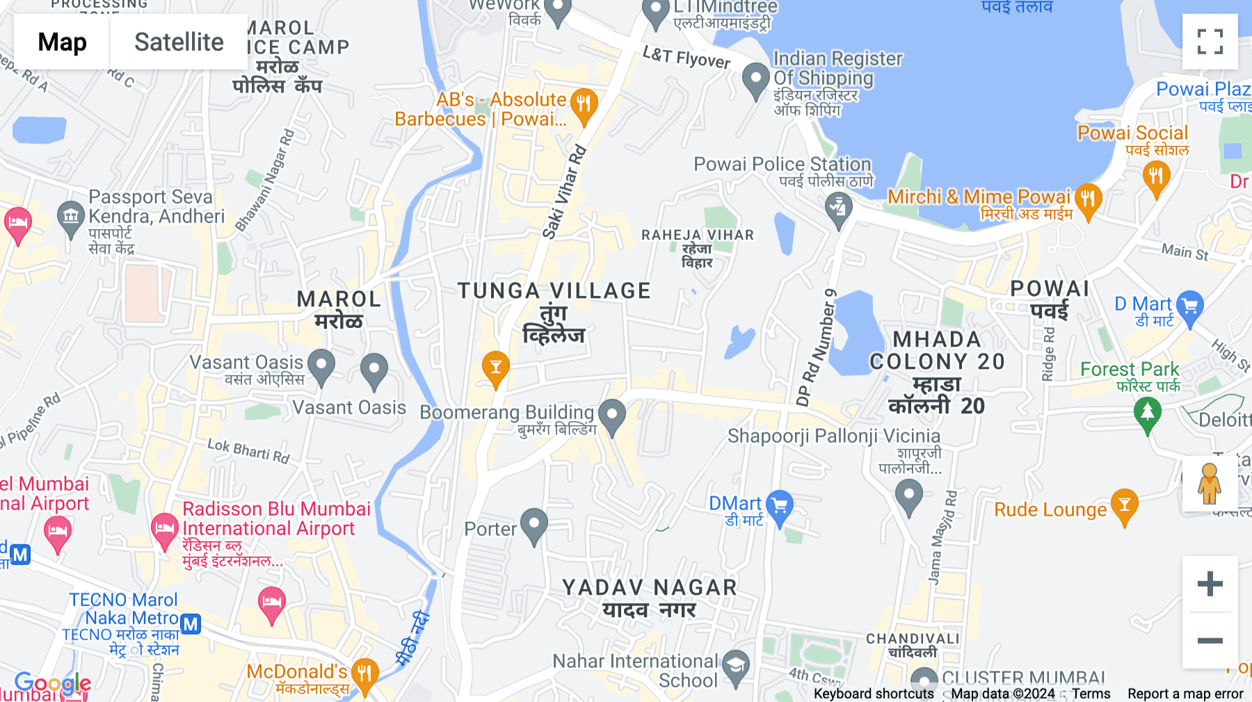 Click for interative map of Plot No. 1, Chandivali, Symphony IT Park, (Off Raheja Vihar Road), Mumbai