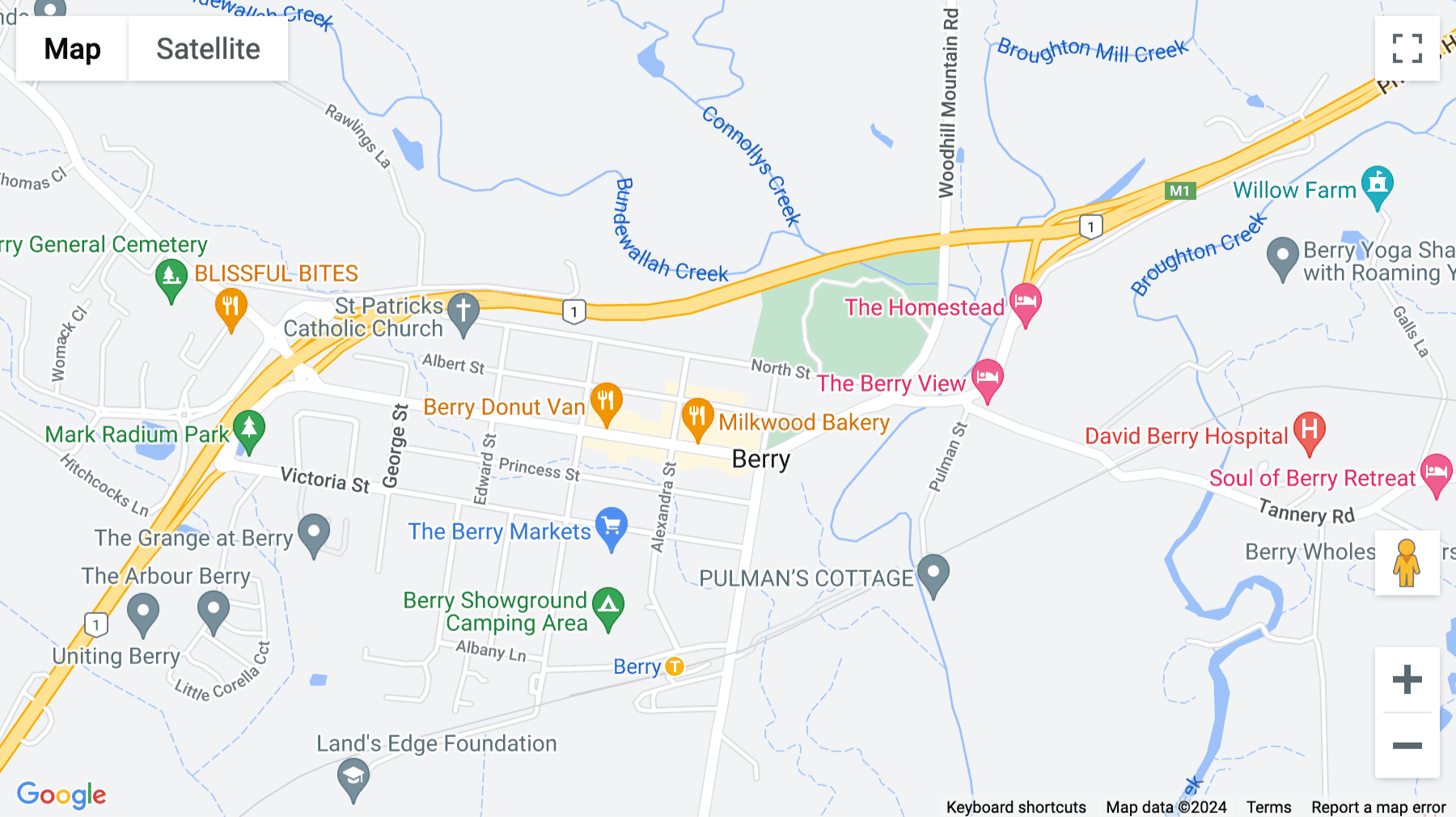 Click for interative map of 1/70 Albert Street, Berry