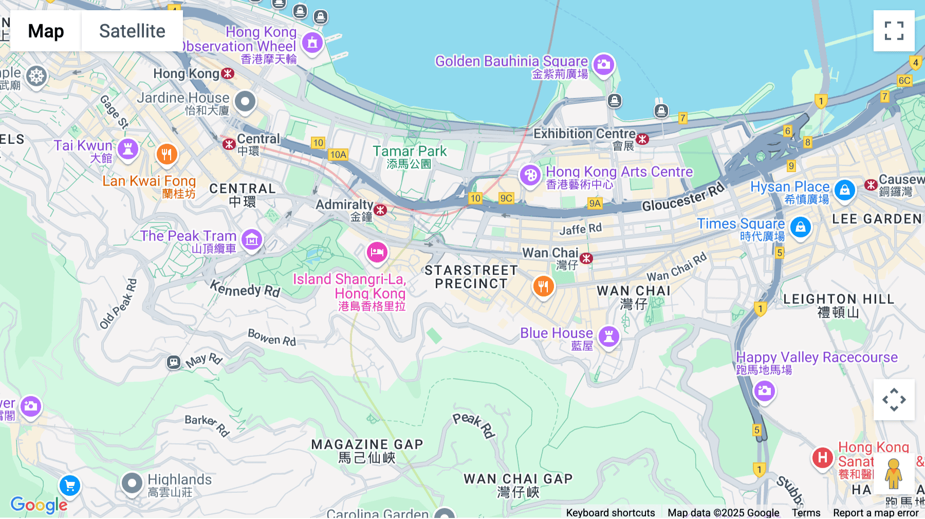 Click for interative map of 8 Queen's Road East, Hong Kong