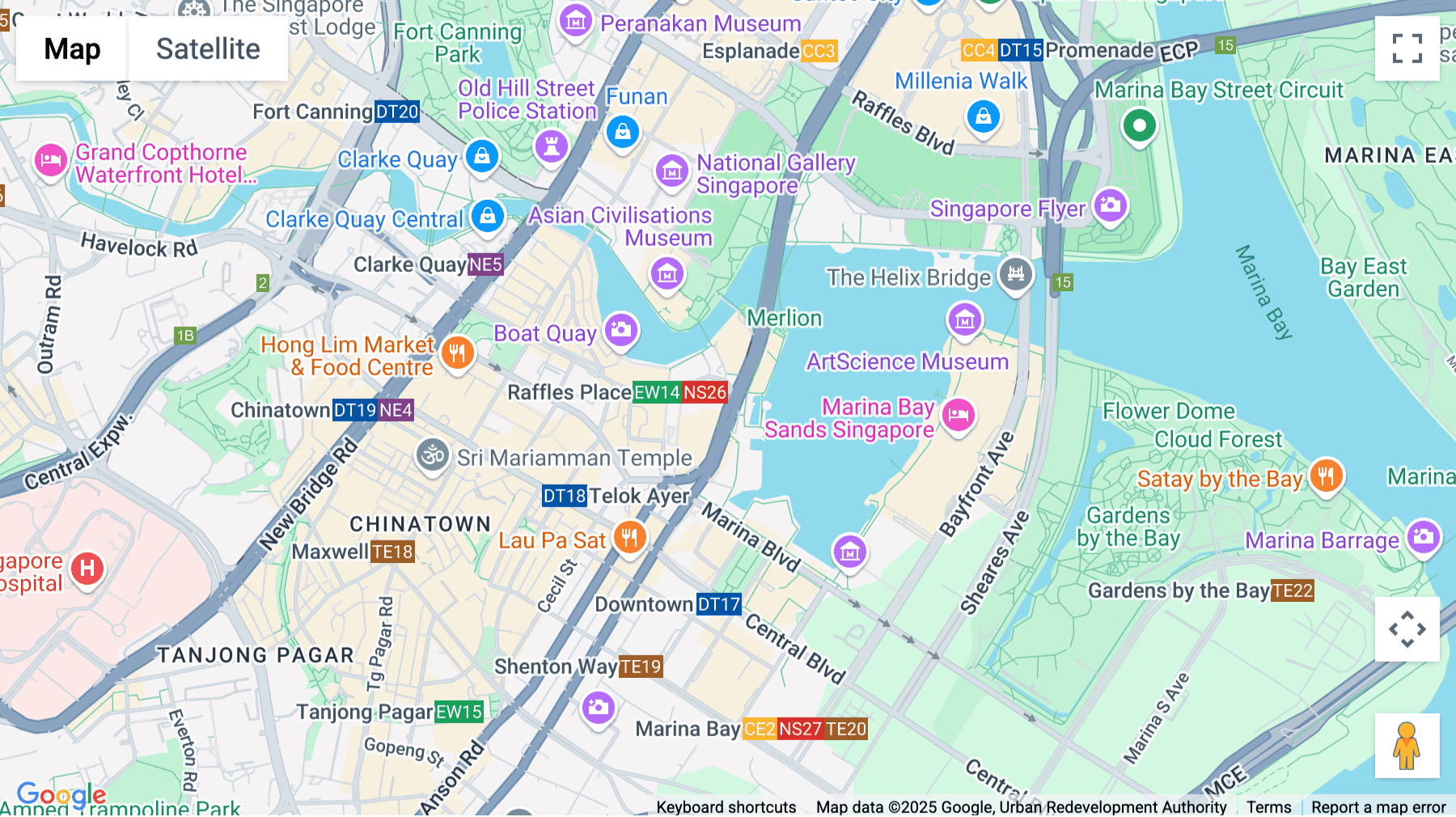 Click for interative map of 20 Collyer Quay, Singapore