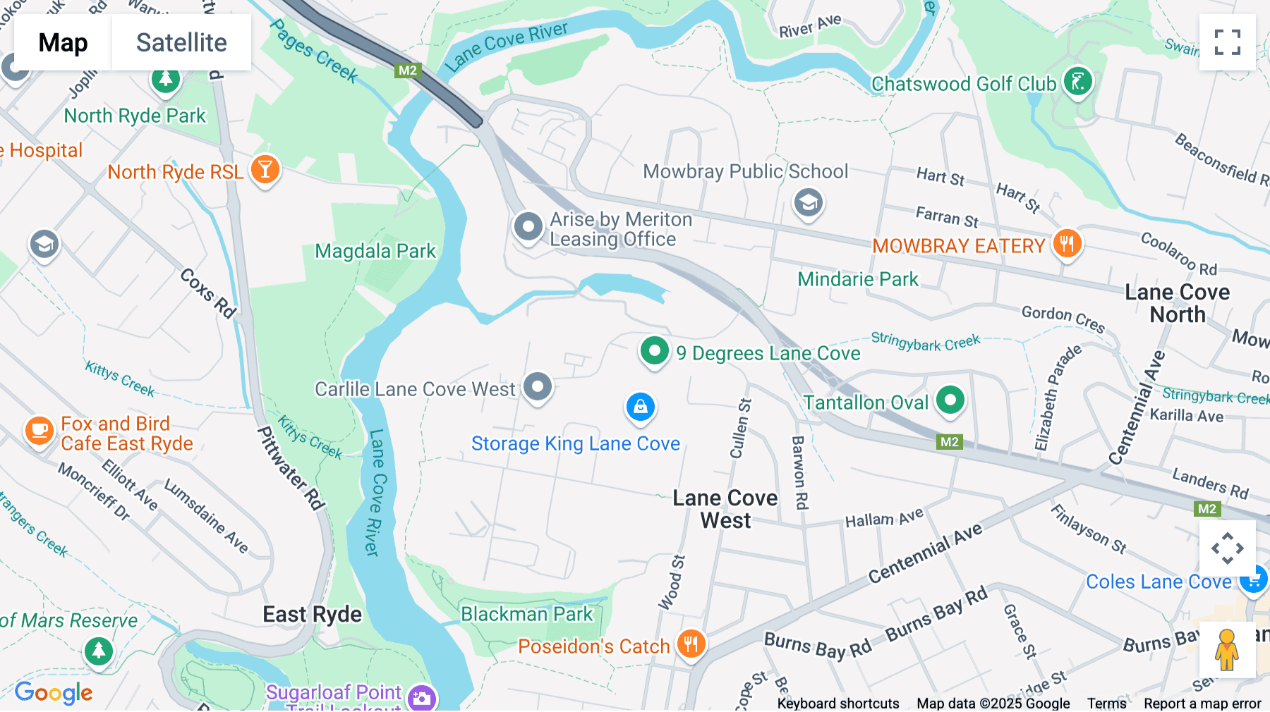 Click for interative map of 15 Orion Road, Suite 301, Lane Cove West, Sydney