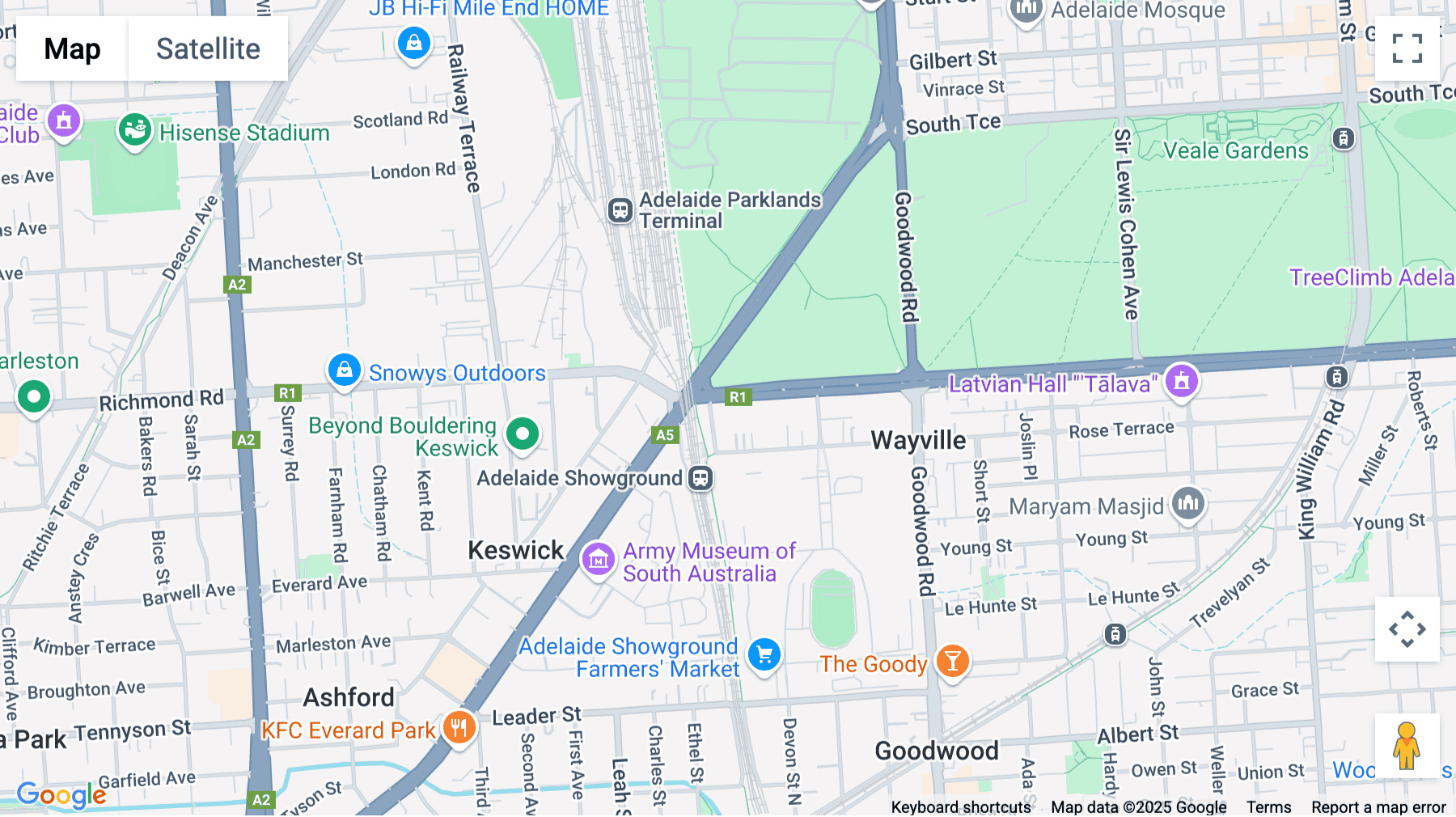 Click for interative map of 2-3 Greenhill Road, Wayville, Adelaide