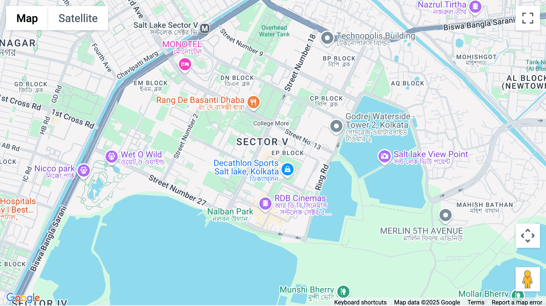 Click for interative map of XI-11 & 12 Block-EP, Sector-V Salt Lake City, Ground & First Floor, Globsyn Crystals Tower I, Kolkata