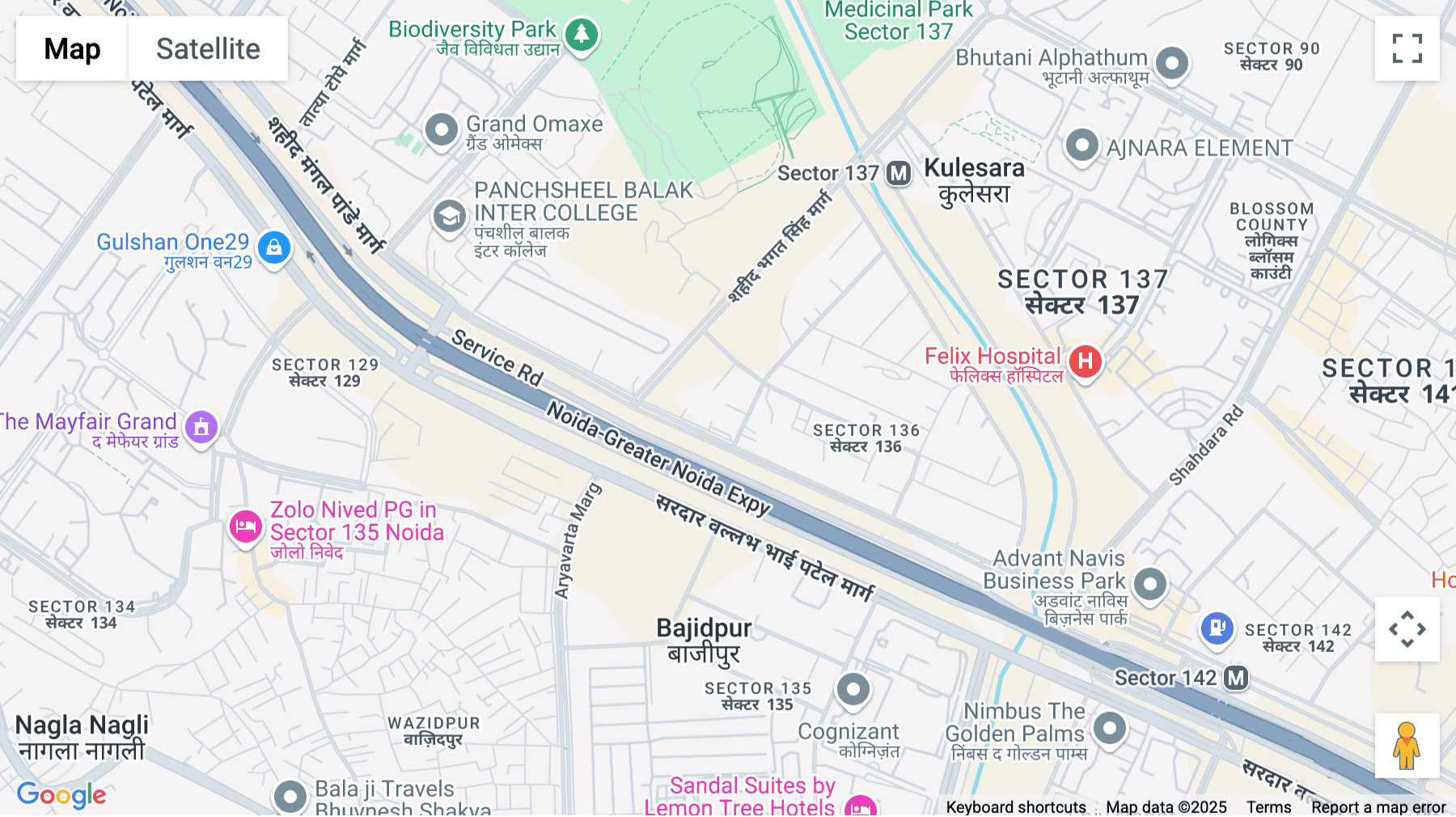 Click for interative map of A 143, Sec 136, Noida Expressway, 11th floor, Sovereign Corporate Tower, Noida