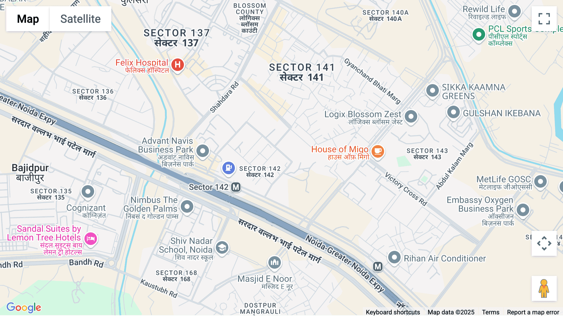 Click for interative map of Plot no.18, Sector 142, Regus Tower, Noida