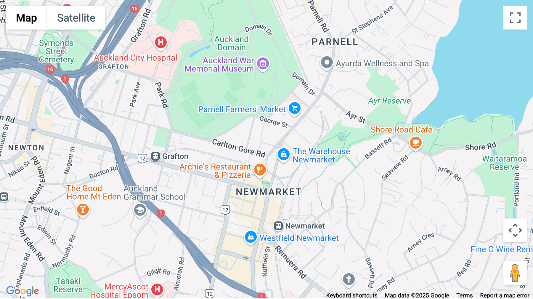 Click for interative map of 110 Carlton Gore Road, Auckland