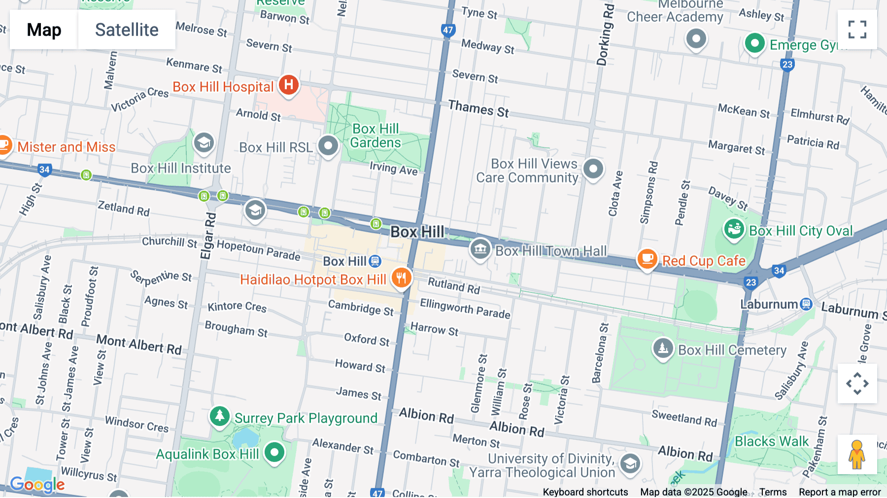 Click for interative map of Level 2, 990 Whitehorse Rd, Melbourne
