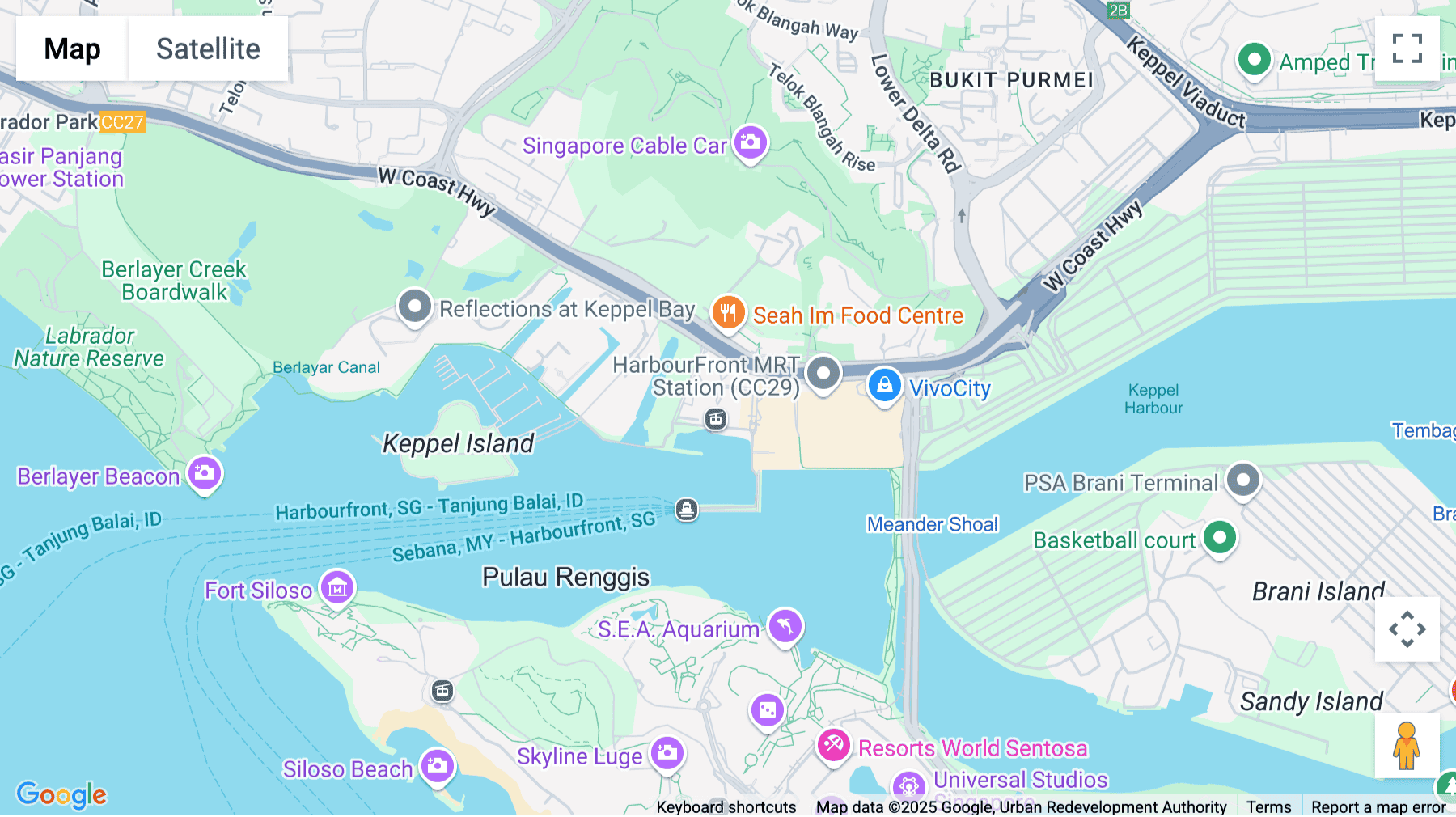 Click for interative map of 3 Harbourfront Place, Level 11, Harbourfront Tower 2, Singapore