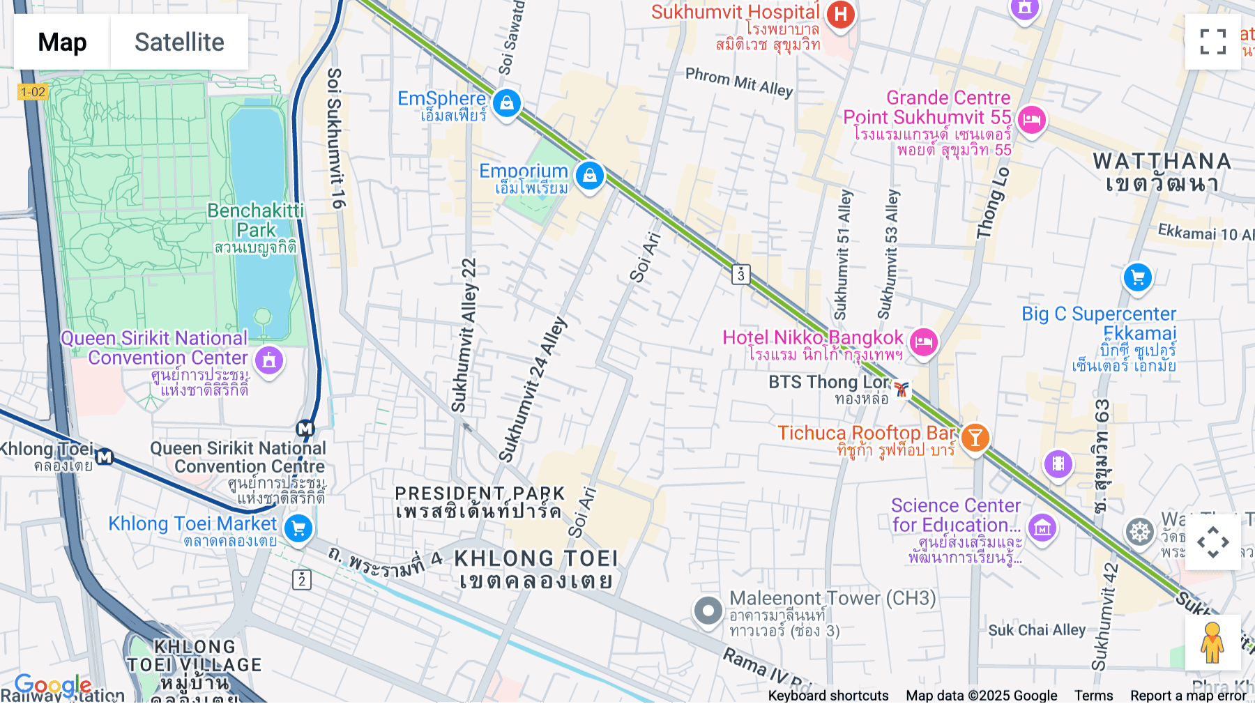 Click for interative map of 31 Soi Sukhumvit 26, Live Work Asia, Bangkok
