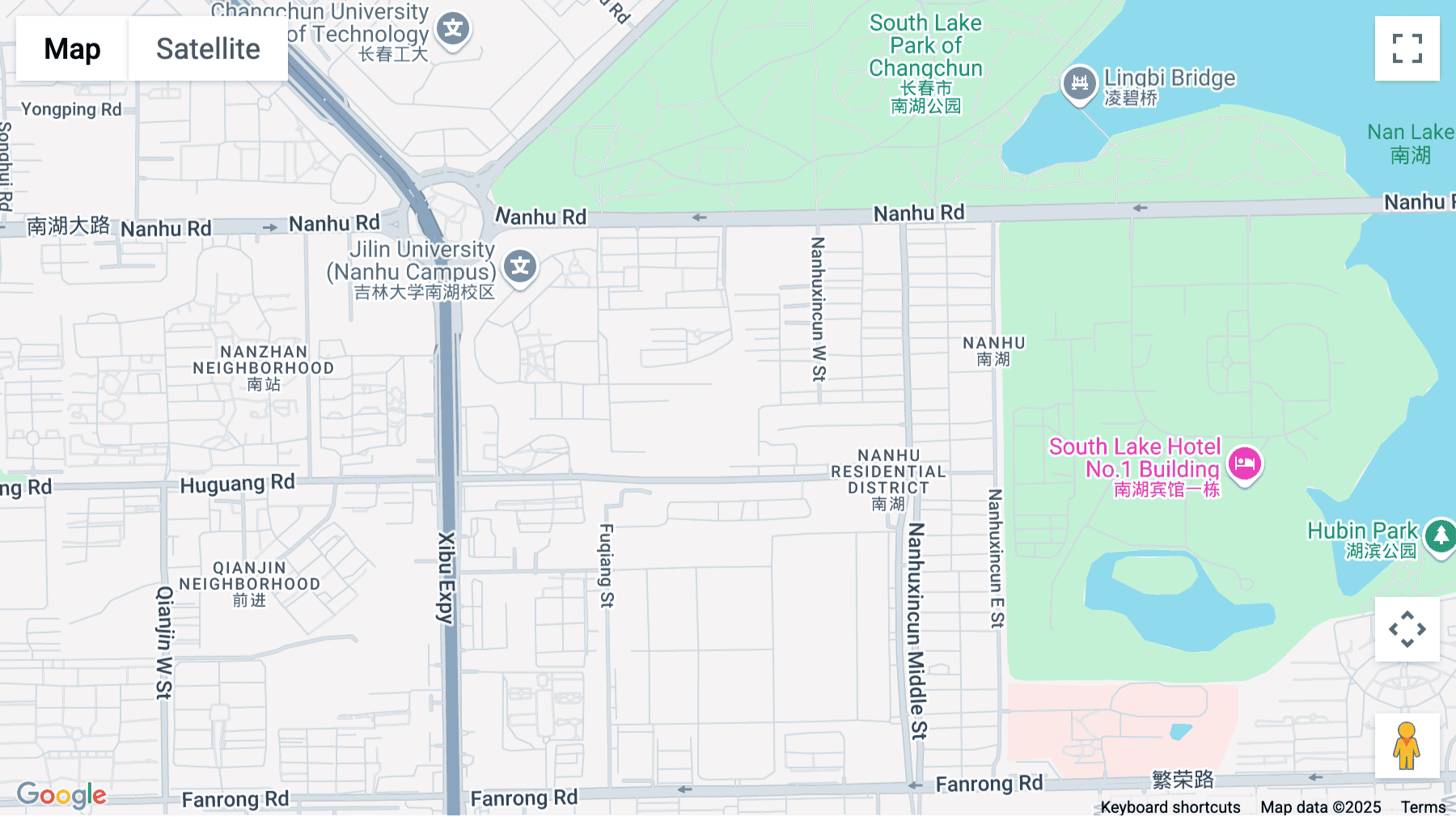 Click for interative map of Block C, Liwang Square, Intersection of Qianjin Street and Fanrong Road, Chaoyang District, Changchun