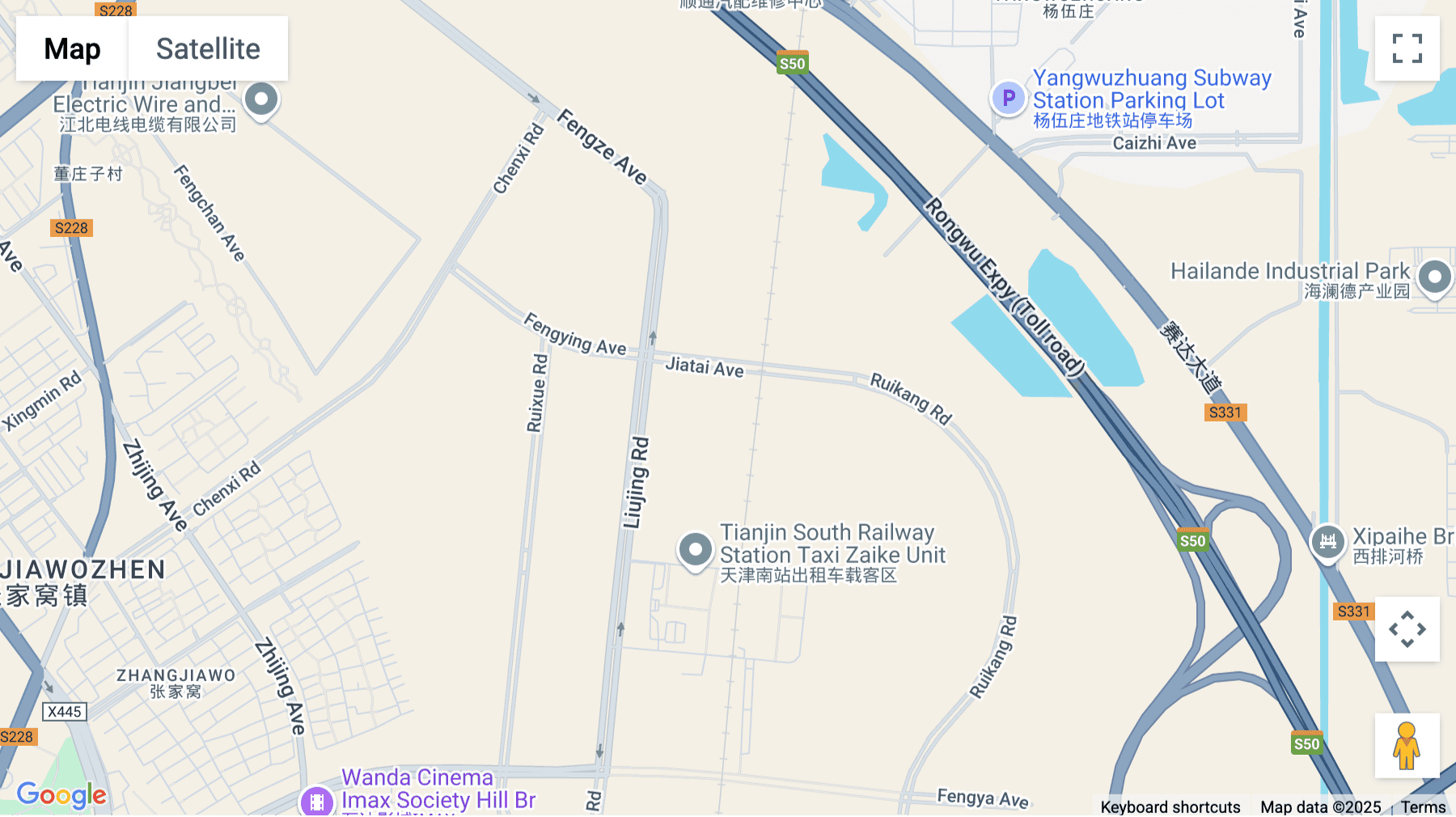 Click for interative map of No. 11 Ruixue Road, Zhangjiawo Town, Xiqing District, Tianjin