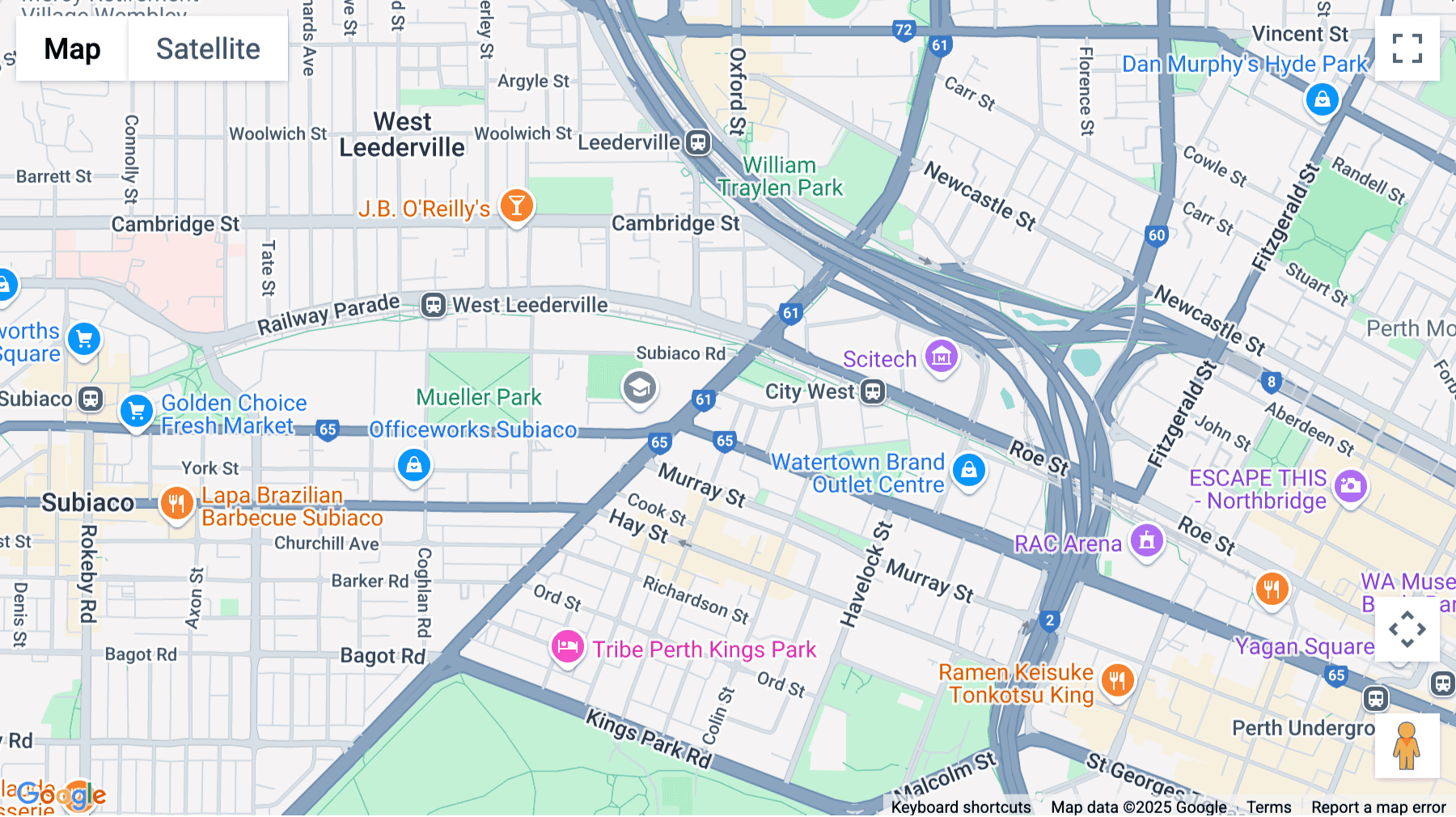Click for interative map of 11 Lucknow Place, Level 1, West Perth, Perth