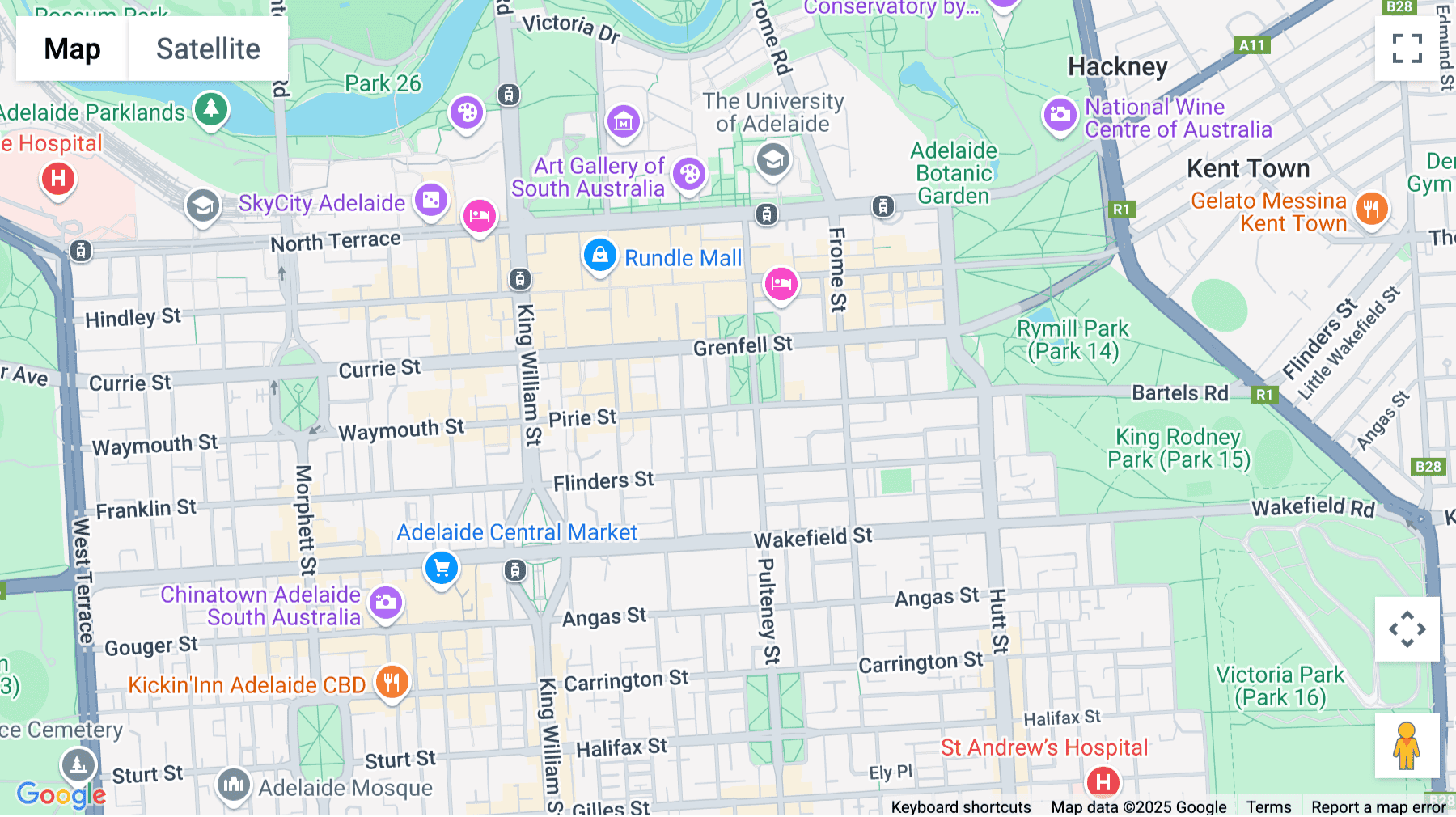 Click for interative map of 114/147 Pirie Street, The Aurora on Pirie, Adelaide