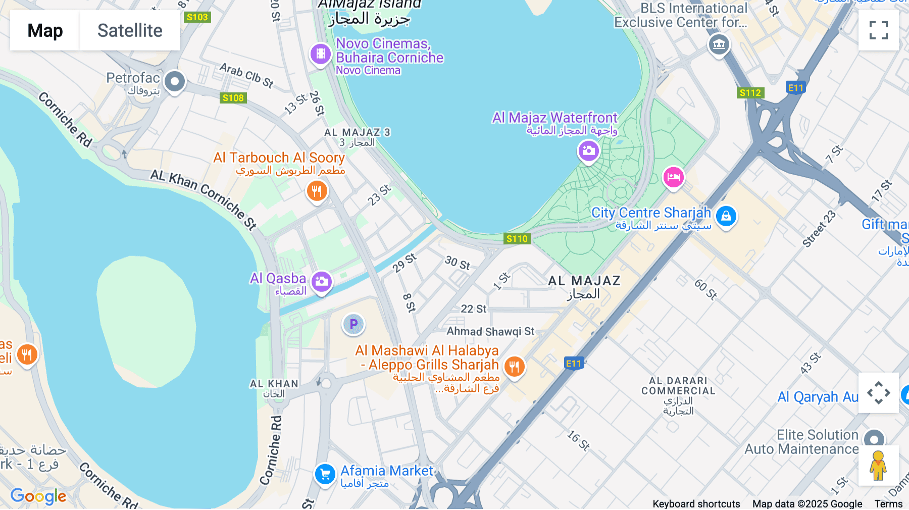 Click for interative map of Al Fardan Centre, 3rd Floor, Al Majaz, Majaz 3, Sharjah
