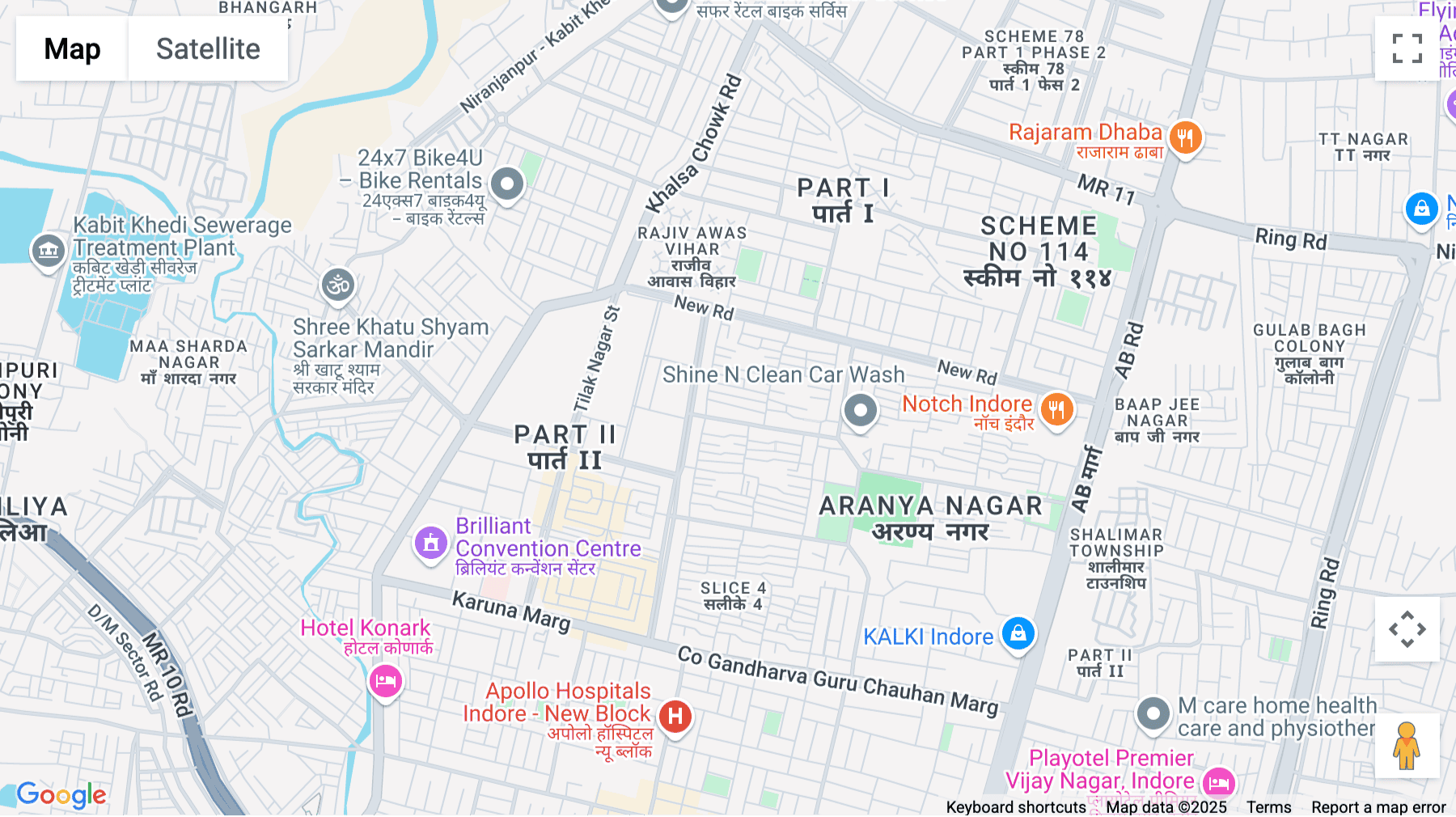 Click for interative map of Honda Big Wing, 33/C/S-3, Scheme No 78, III, (near Shalimar Township), Sector F, Slice No.3, Indore