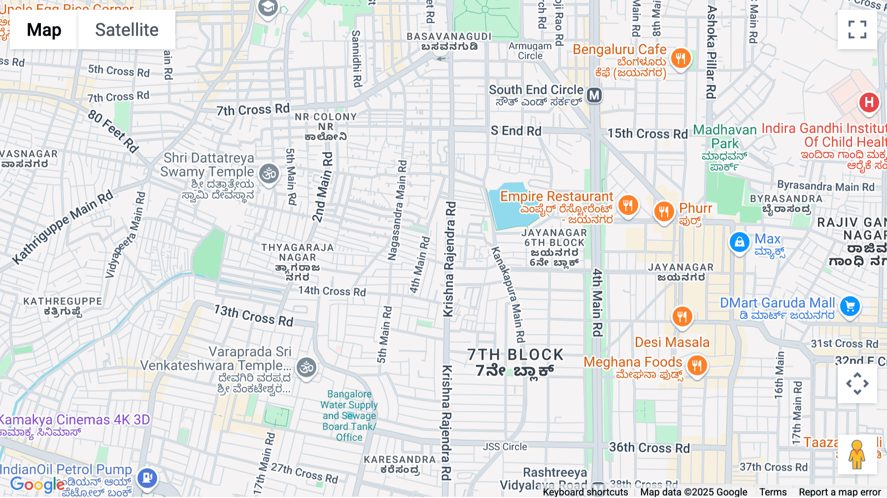 Click for interative map of No.3350, Adj. to LG Service Centre, K.R. Road, BSK 2nd Stage, Jayanagar, Praskanda Towers I, Bangalore