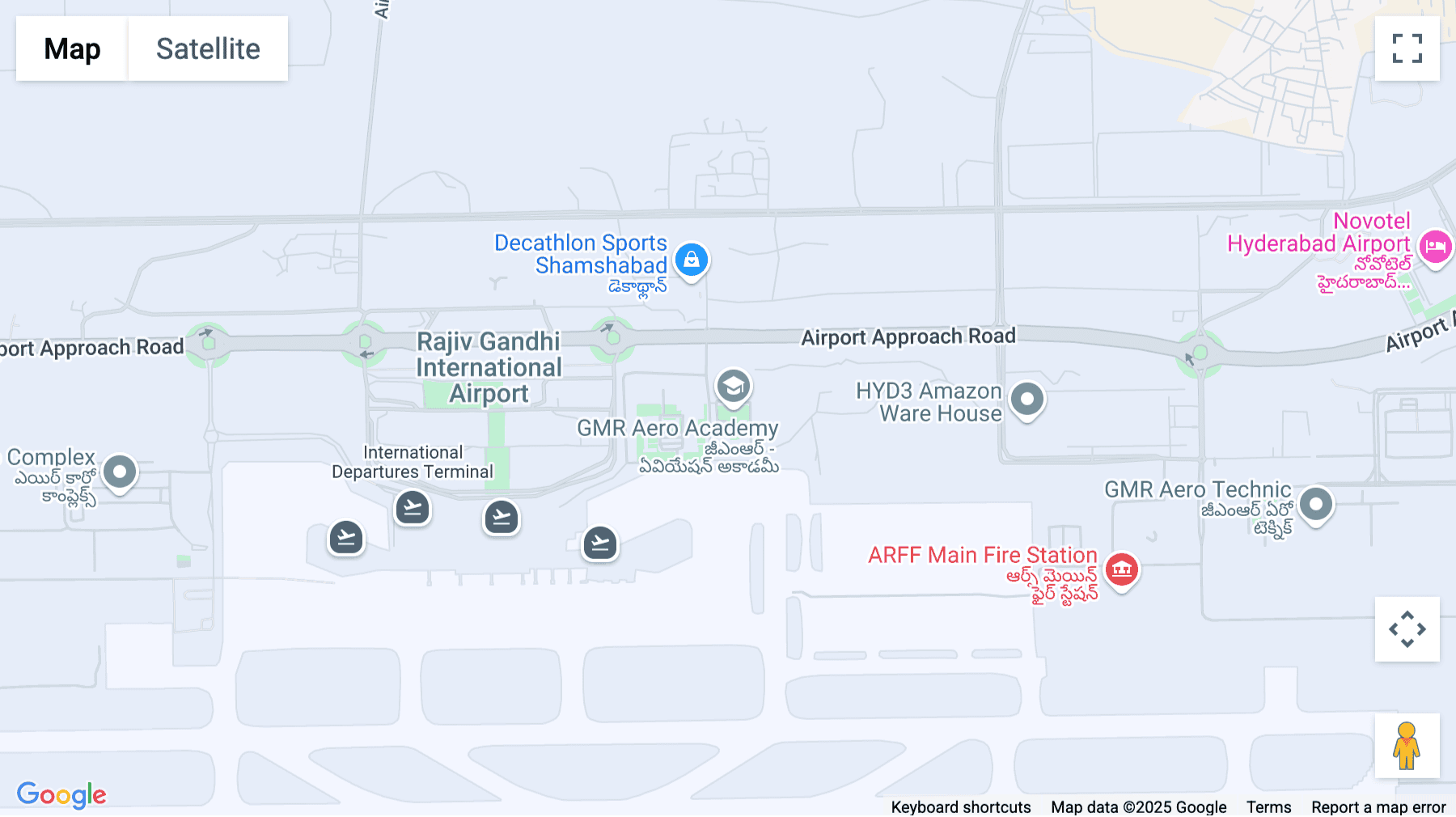 Click for interative map of Aerocity Hyderabad, Rajiv Gandhi, International Airport, Shamshabad, 6th floor of GMR Business Park, Aero Tower 2, Hyderabad