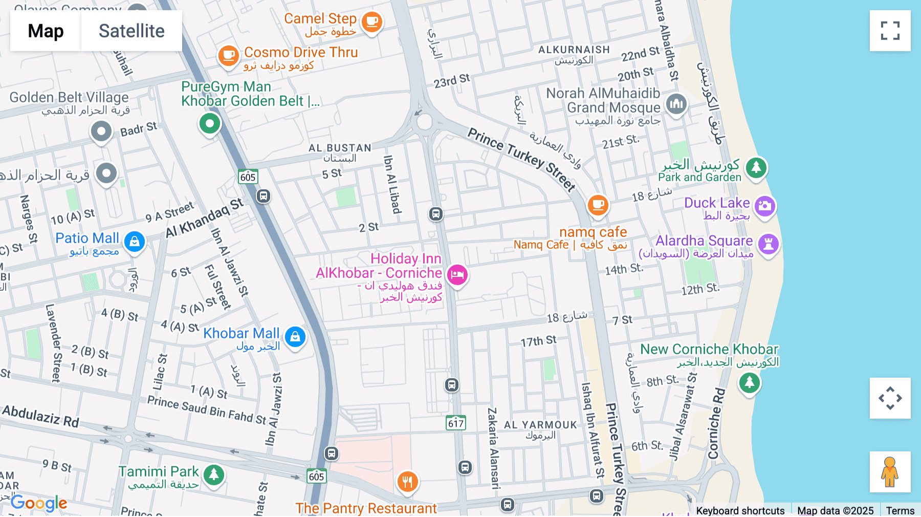 Click for interative map of Salam Spaces ,King Fisal road, Yarmook, Al Khobar