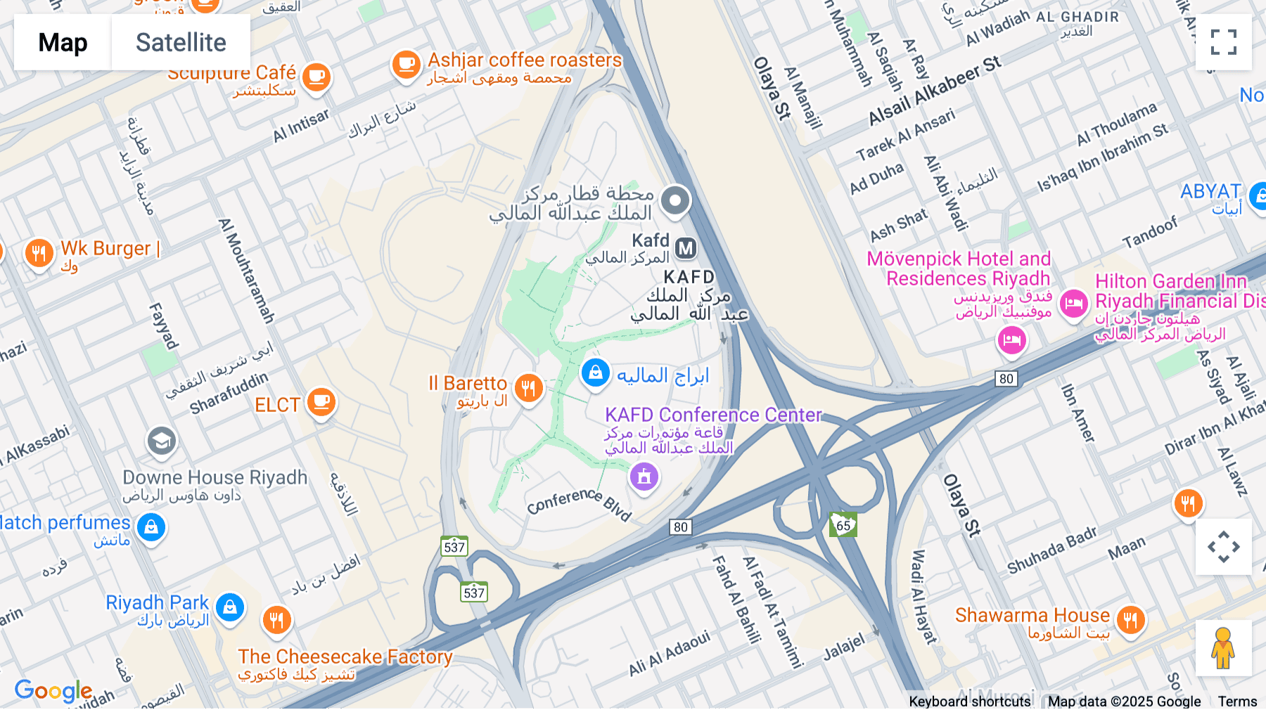 Click for interative map of King Abdullah Financial District ( KAFD ) ,,, Riyadh