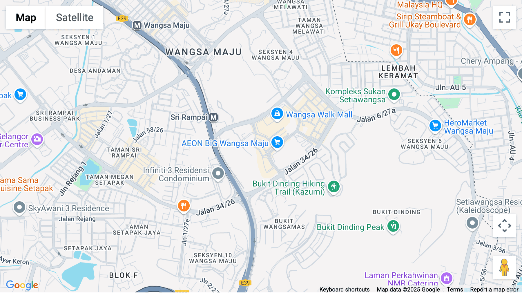Click for interative map of Unit No. 6-3 (Level 3), Jalan Wangsa Delima 10, Pusat Bandar Wangsa Maju, Kuala Lumpur