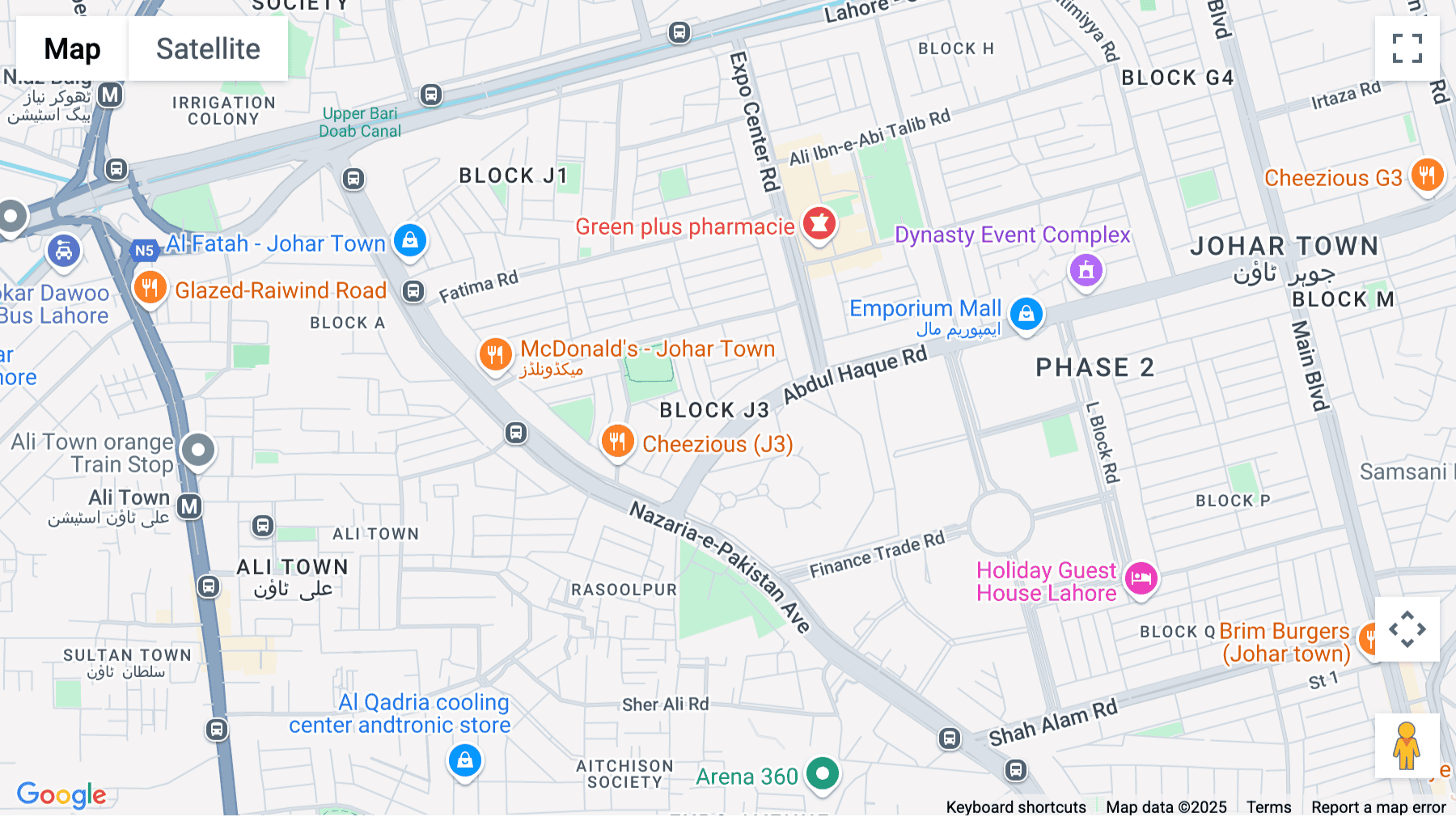 Click for interative map of 21, J 3 Block J 3 Phase 2, 5th floor, Johar Town, Lahore