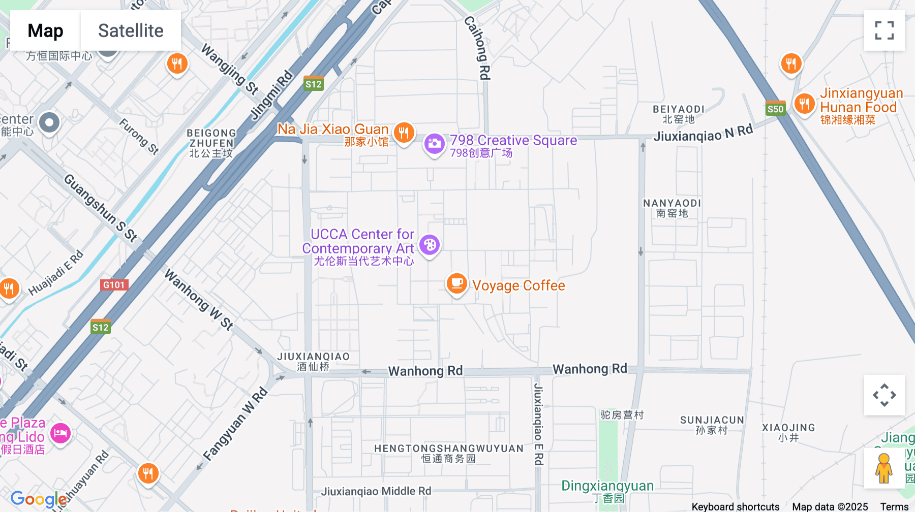 Click for interative map of Building 1, No. 10, Jiuxianqiao East Road, Chaoyang District, Beijing