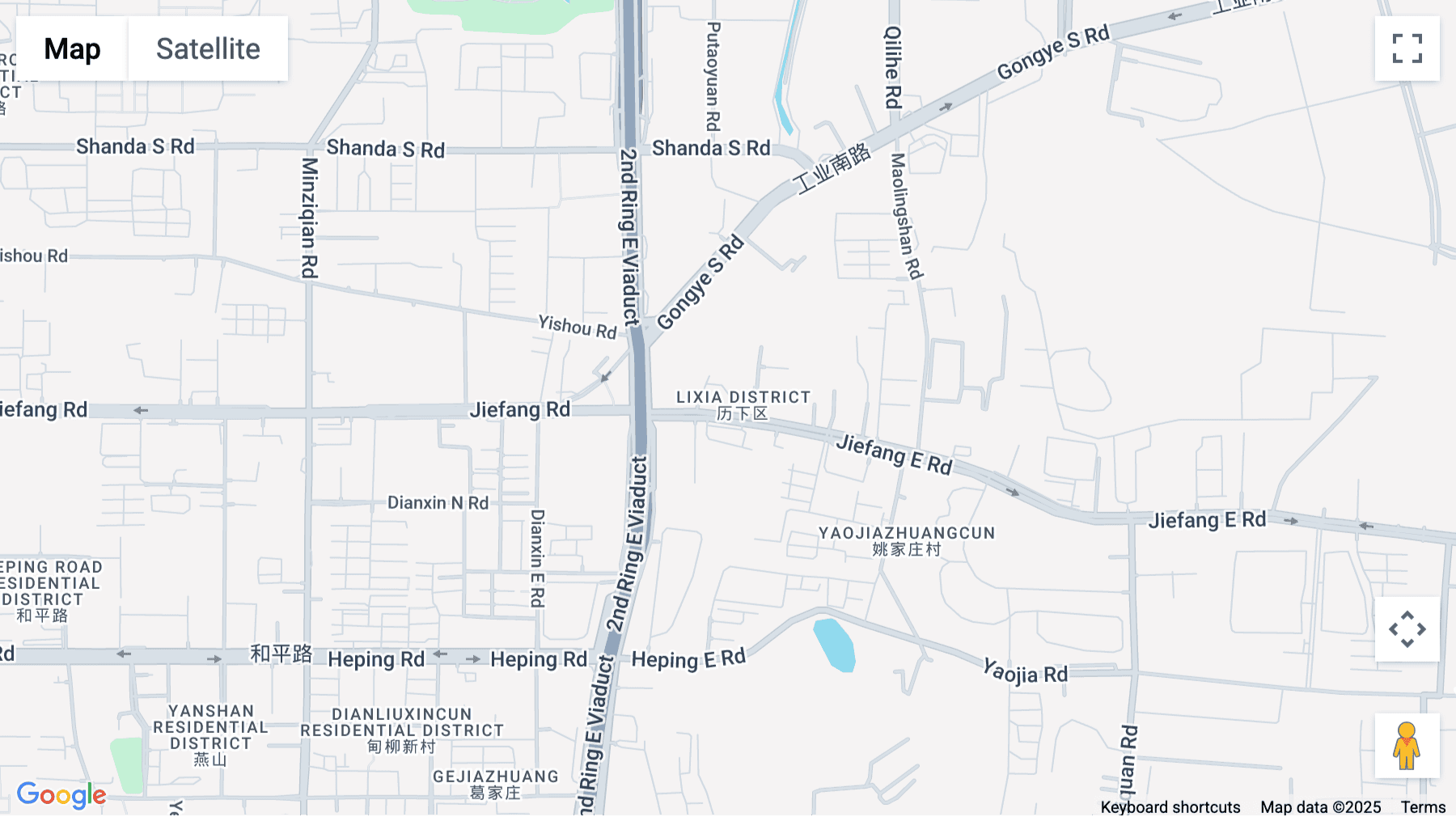 Click for interative map of Annex Building, News Building, No. 6 Luoyuan Street, Lixia District, Jinan