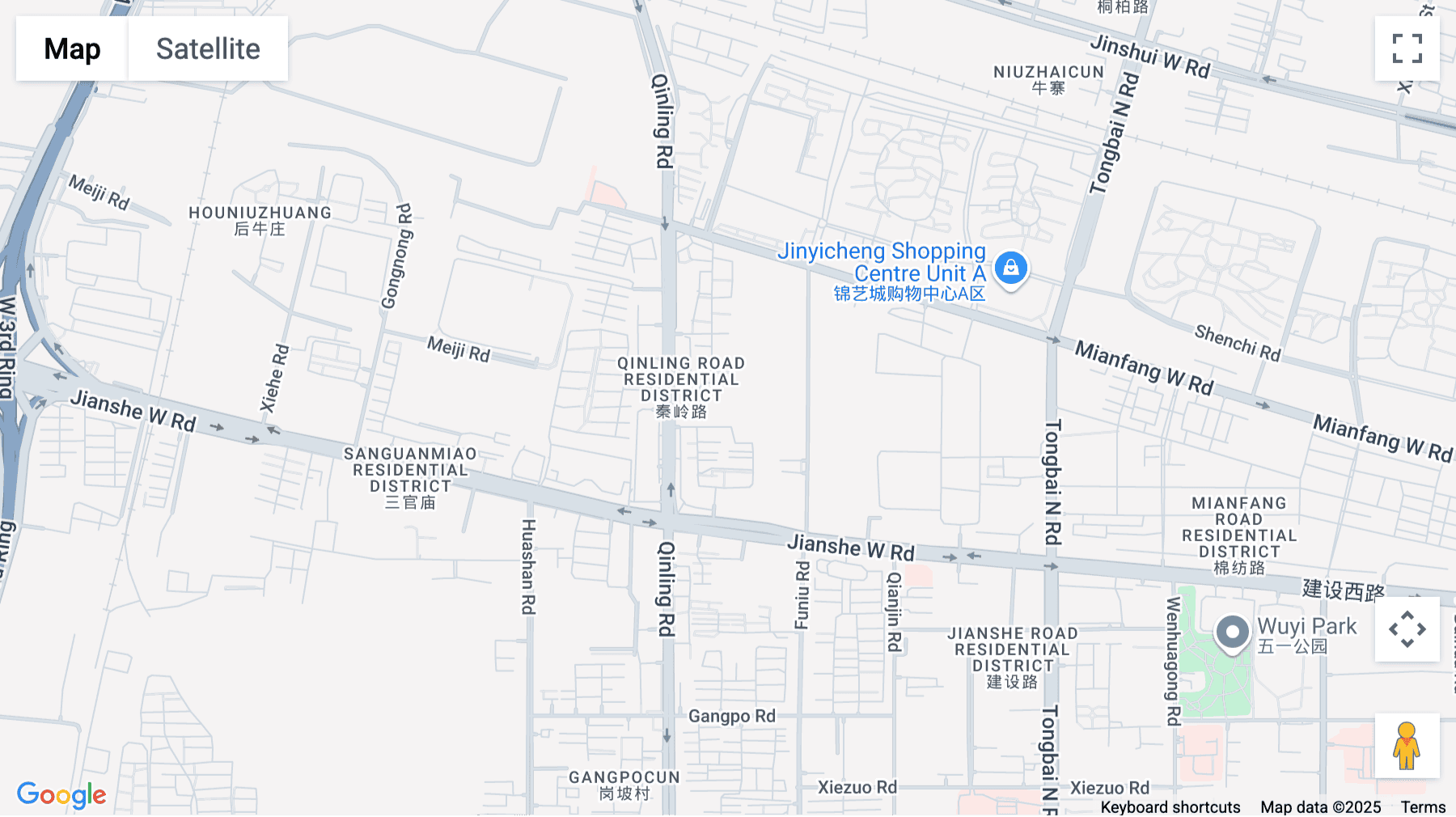Click for interative map of No. 220, Zhongyuan Road, 36th Floor, Zhengzhou