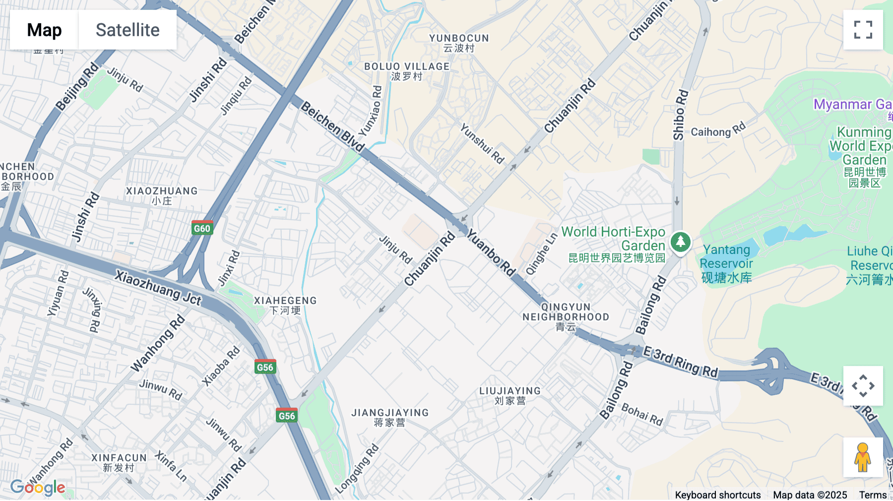 Click for interative map of Building A, Linlan International Plaza, Floors 24-26, No. 205 Chuanjin Road, Panlong District, Kunming