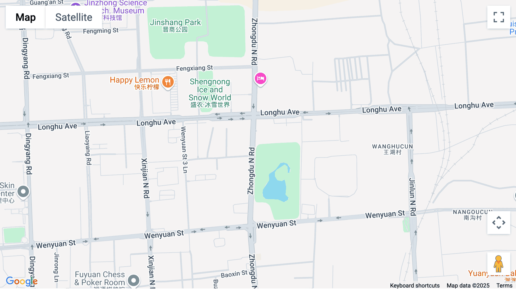 Click for interative map of Jinkun Business Building, 8th Floor, No. 380 Zhongdu Road, Yuci District, Jinzhong