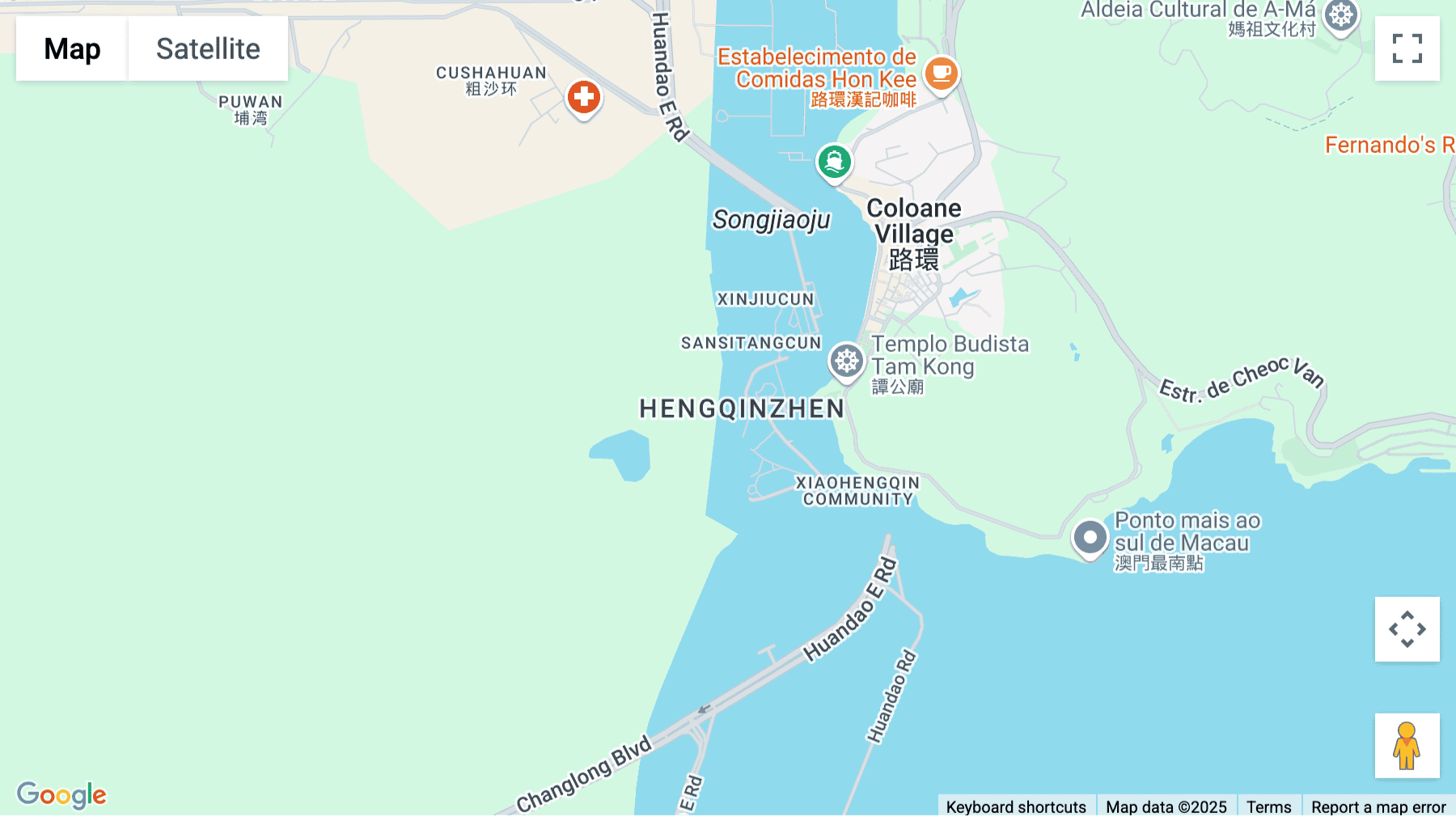 Click for interative map of Tiejian Building, Floor 35-36, No. 169 Rongzhu Road, Hengqin Town, Xiangzhou District, Zhuhai