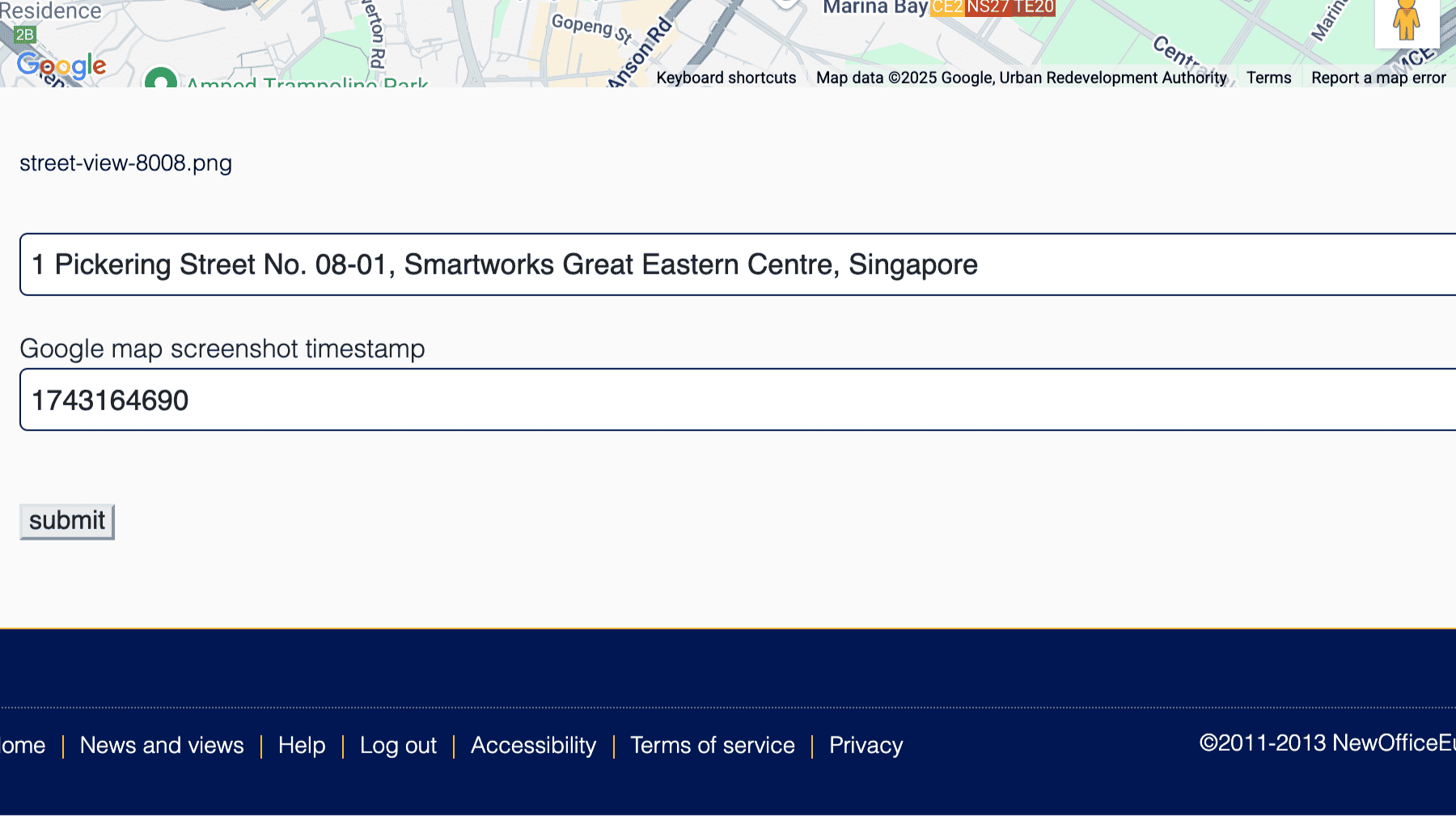 Click for interative map of 1 Pickering Street No.08-01, Smartworks Great Eastern Centre, Singapore