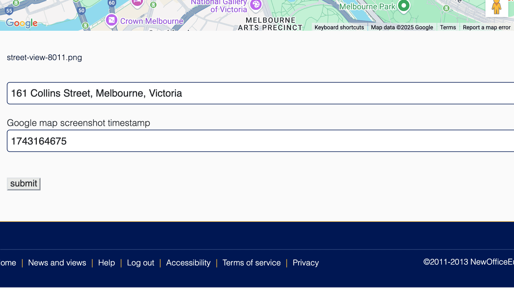 Click for interative map of 161 Collins Street, Melbourne