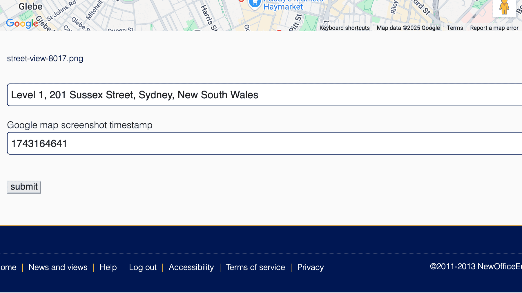 Click for interative map of Level 1, 201 Sussex Street, Sydney