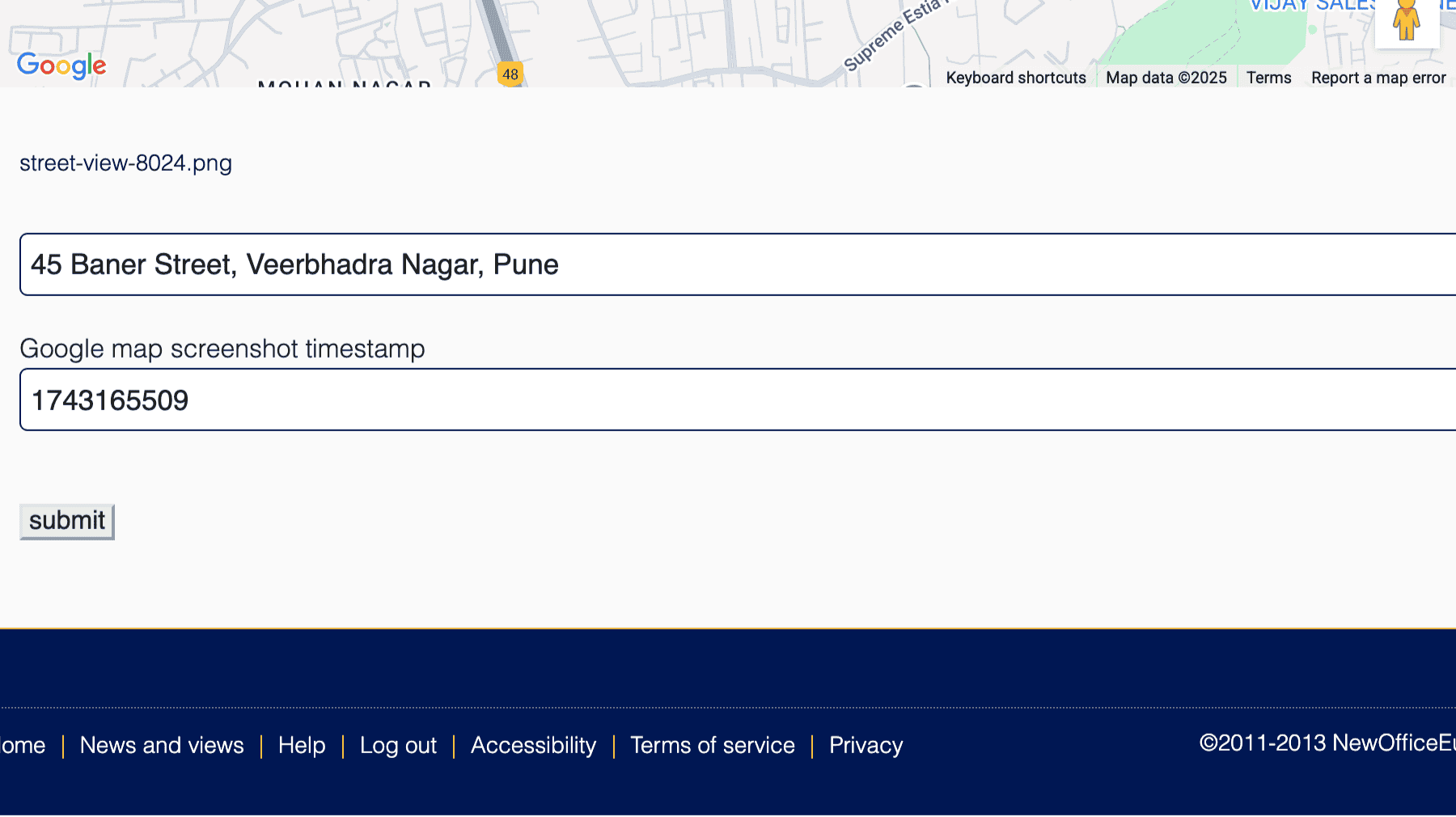 Click for interative map of 45 Baner Street, Veerbhadra Nagar, Baner, Pune