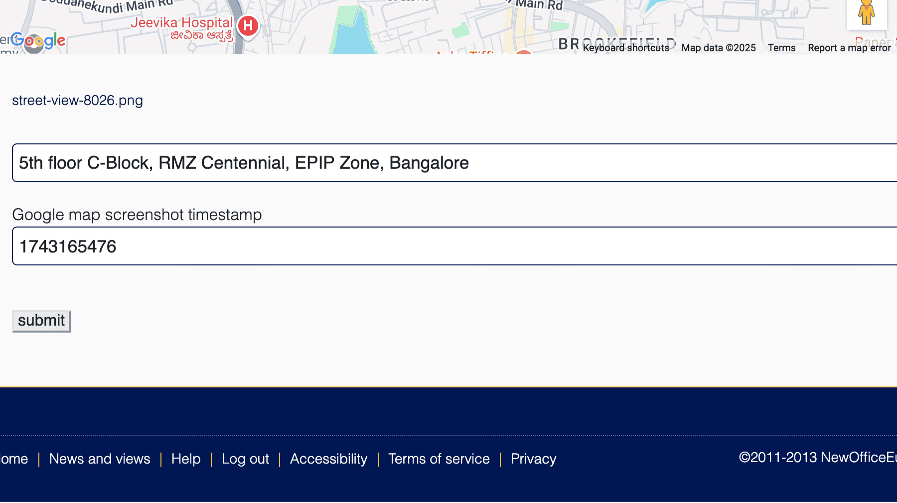 Click for interative map of 5th floor C-Block, RMZ Centennial, EPIP Zone, Bangalore