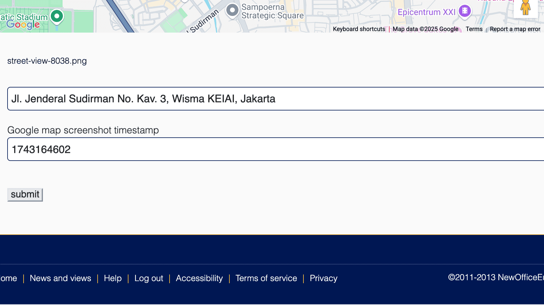 Click for interative map of Jl. Jenderal Sudirman No. Kav. 3, Wisma KEIAI, Jakarta