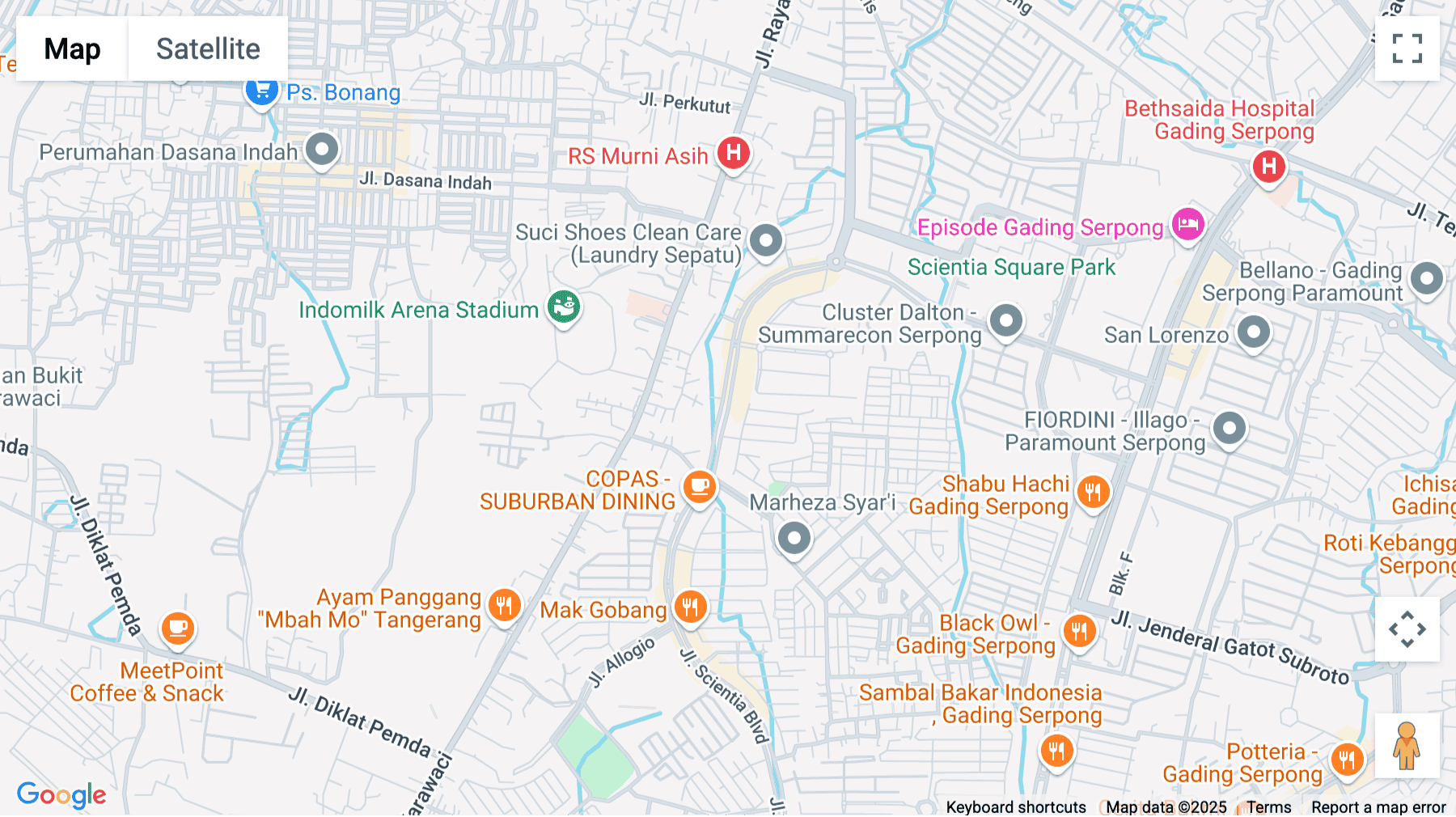 Click for interative map of Jl. Scientia Boulevard Summarecon Serpong Kav. U2, Tangerang