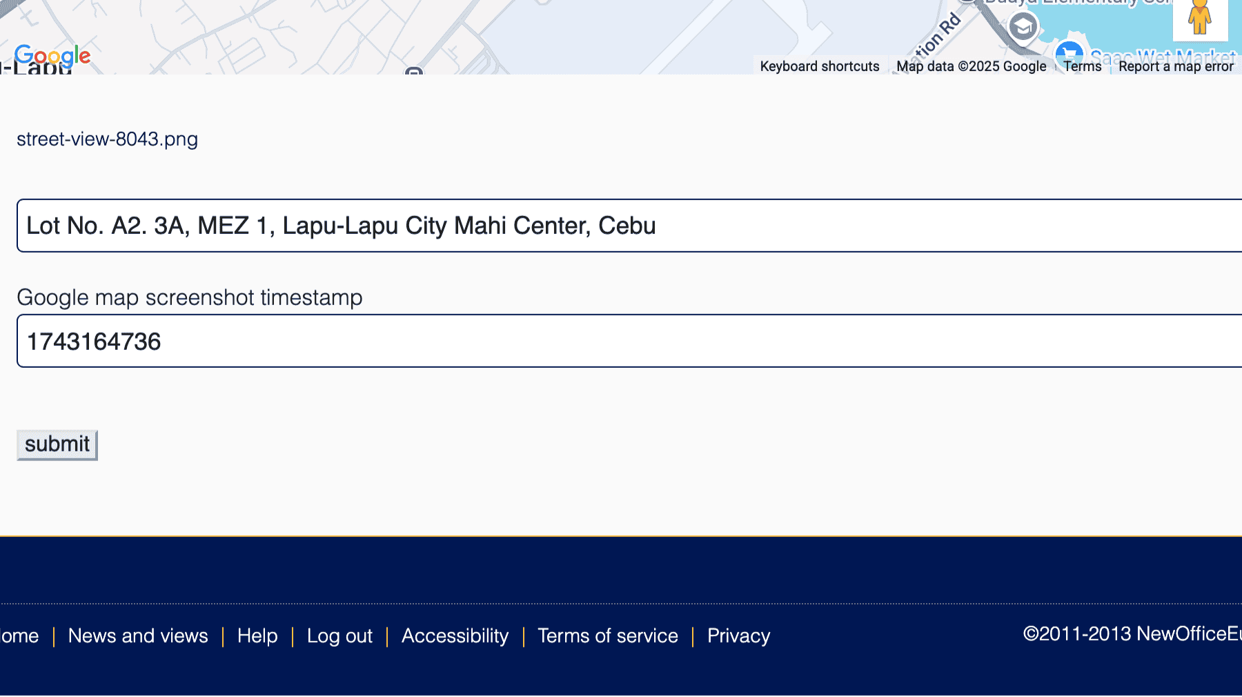 Click for interative map of Lot No. A2.3A, MEZ 1, Lapu-Lapu City Mahi Center, Cebu