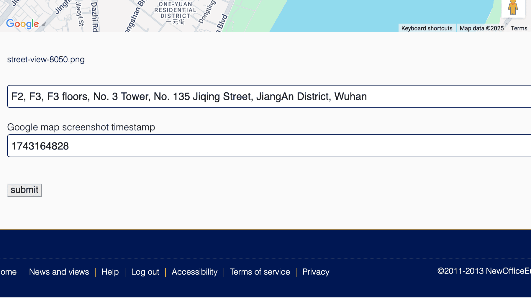 Click for interative map of F2, F3, F3 floors, No.3 Tower, No.135 Jiqing Street, JiangAn District, Wuhan