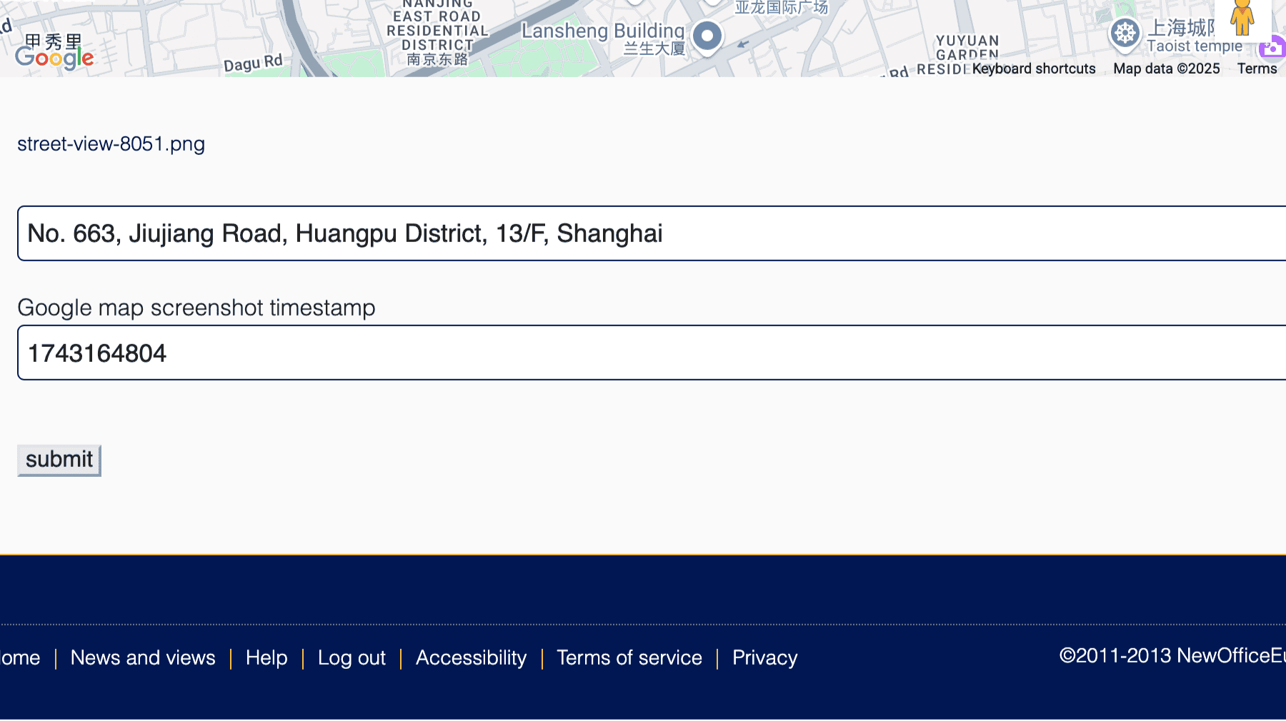 Click for interative map of No.663, Jiujiang Road, Huangpu District, 13/F, Shanghai