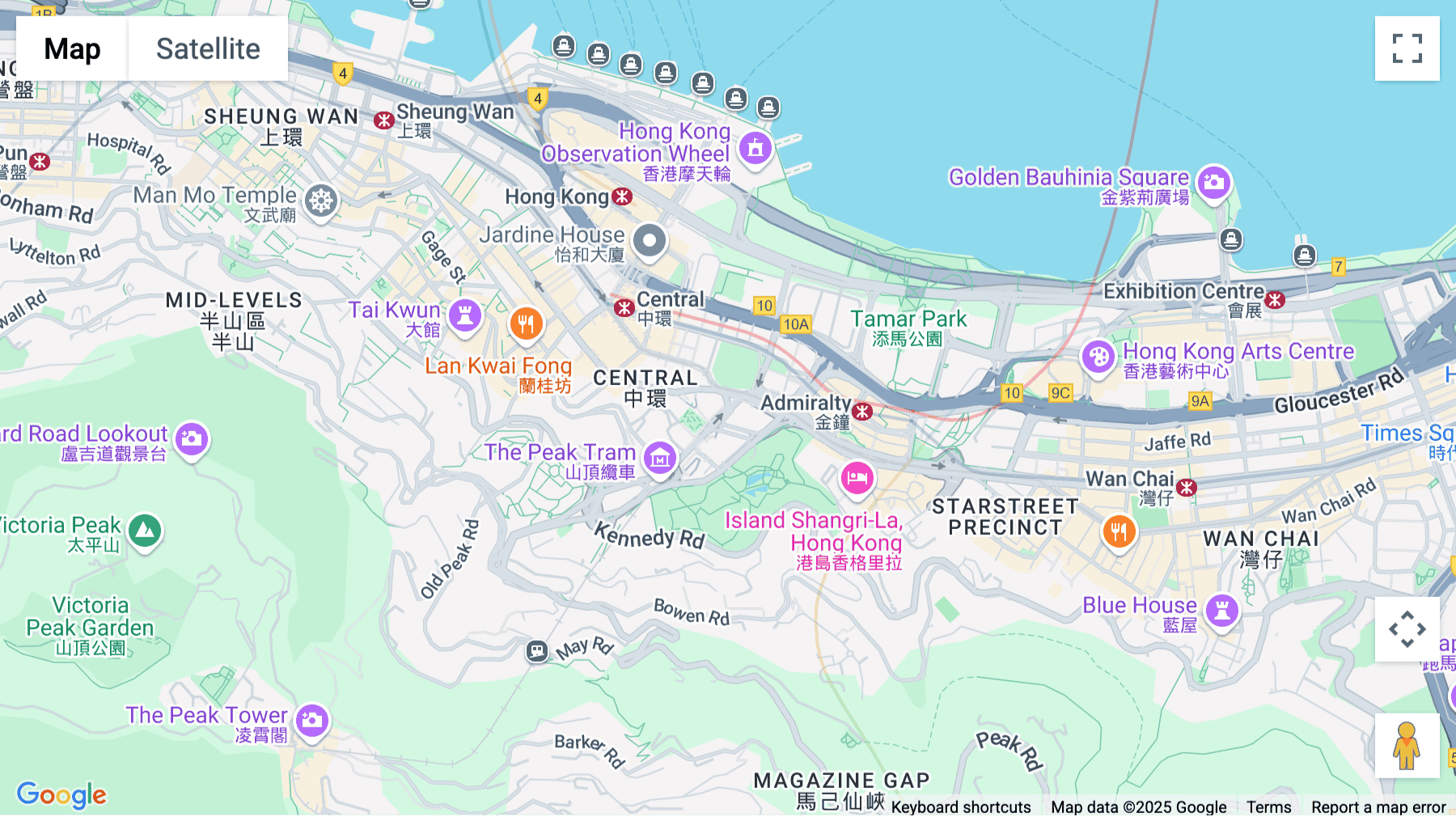 Click for interative map of Level 45, Cheung Kong Center, 2 Queen’s Road Central, Central, Hong Kong