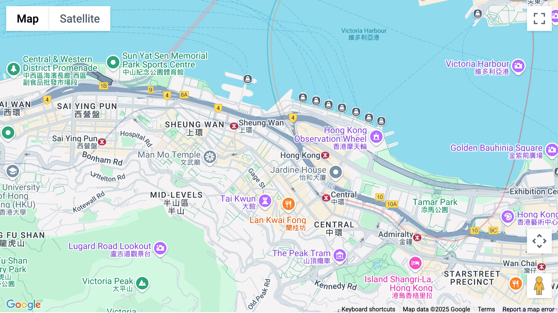 Click for interative map of 48/F, 99 Queen's Road Central, Central, Hong Kong